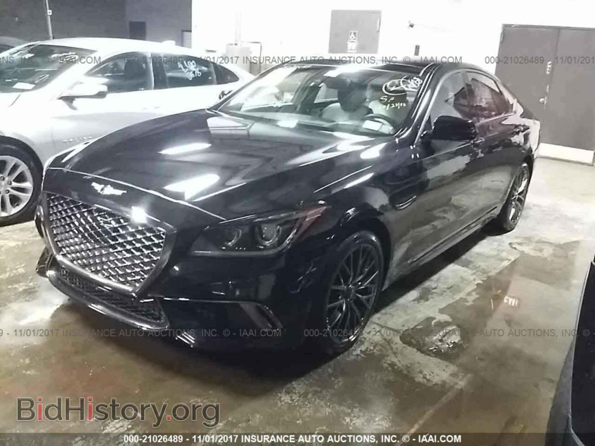 2018 Genesis G80 - VIN: KMHGN4JB5JU245258 - Фото 2