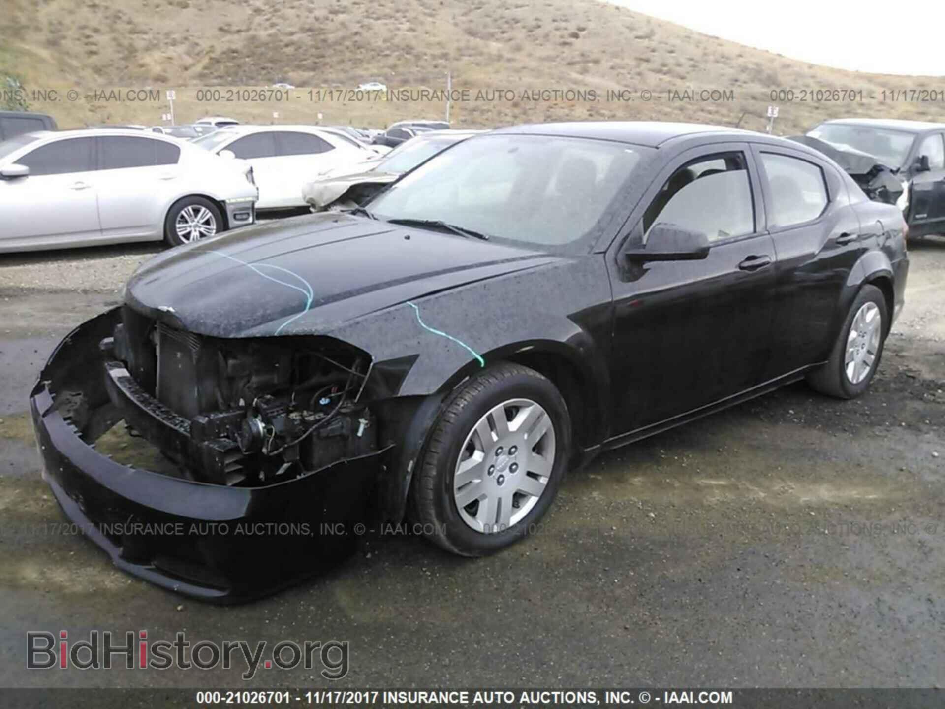 2012 Dodge Avenger - VIN: 1C3CDZABXCN220957 - Фото 2