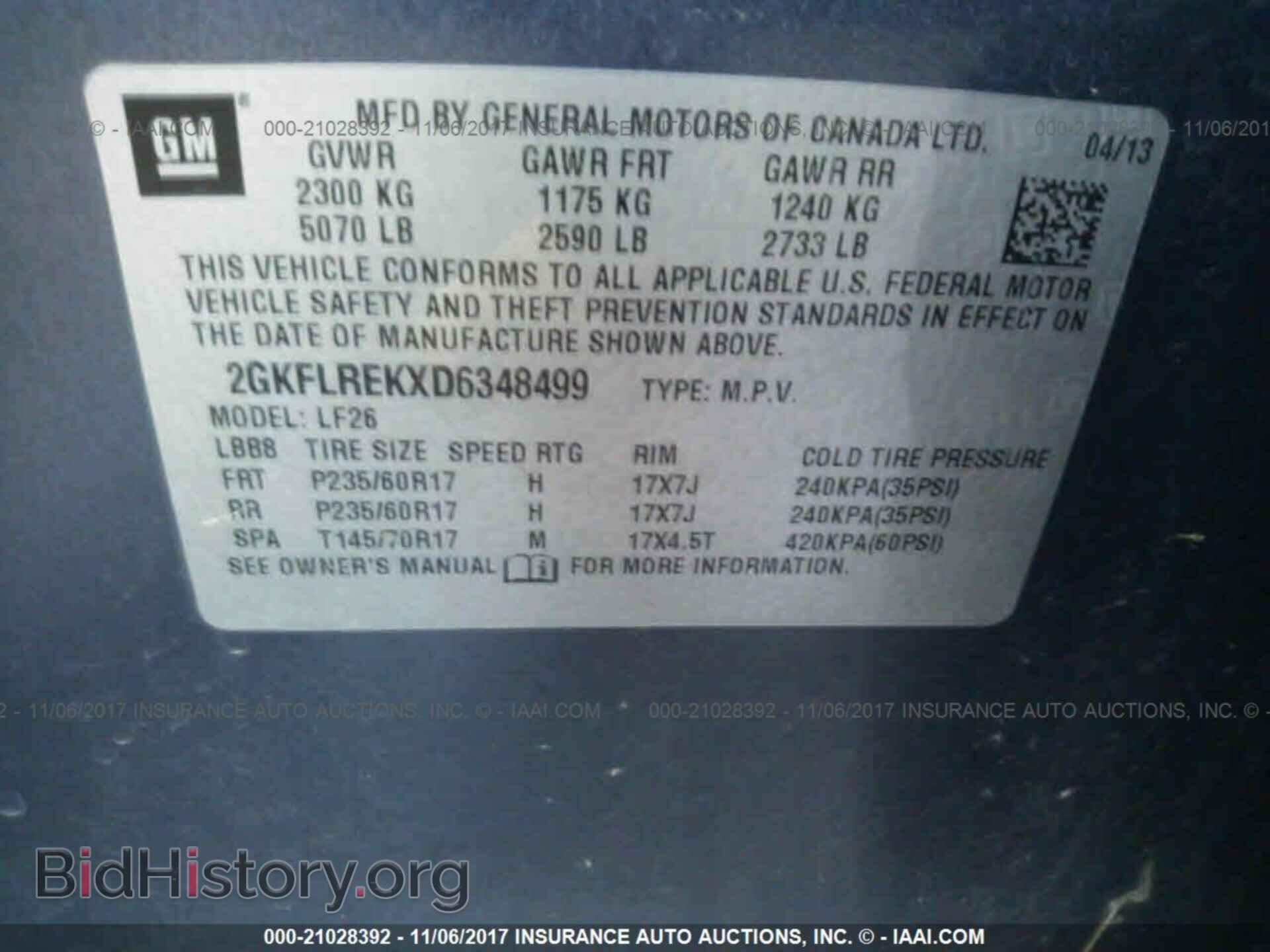 2013 Gmc Terrain - VIN: 2GKFLREKXD6348499 - Photo 9
