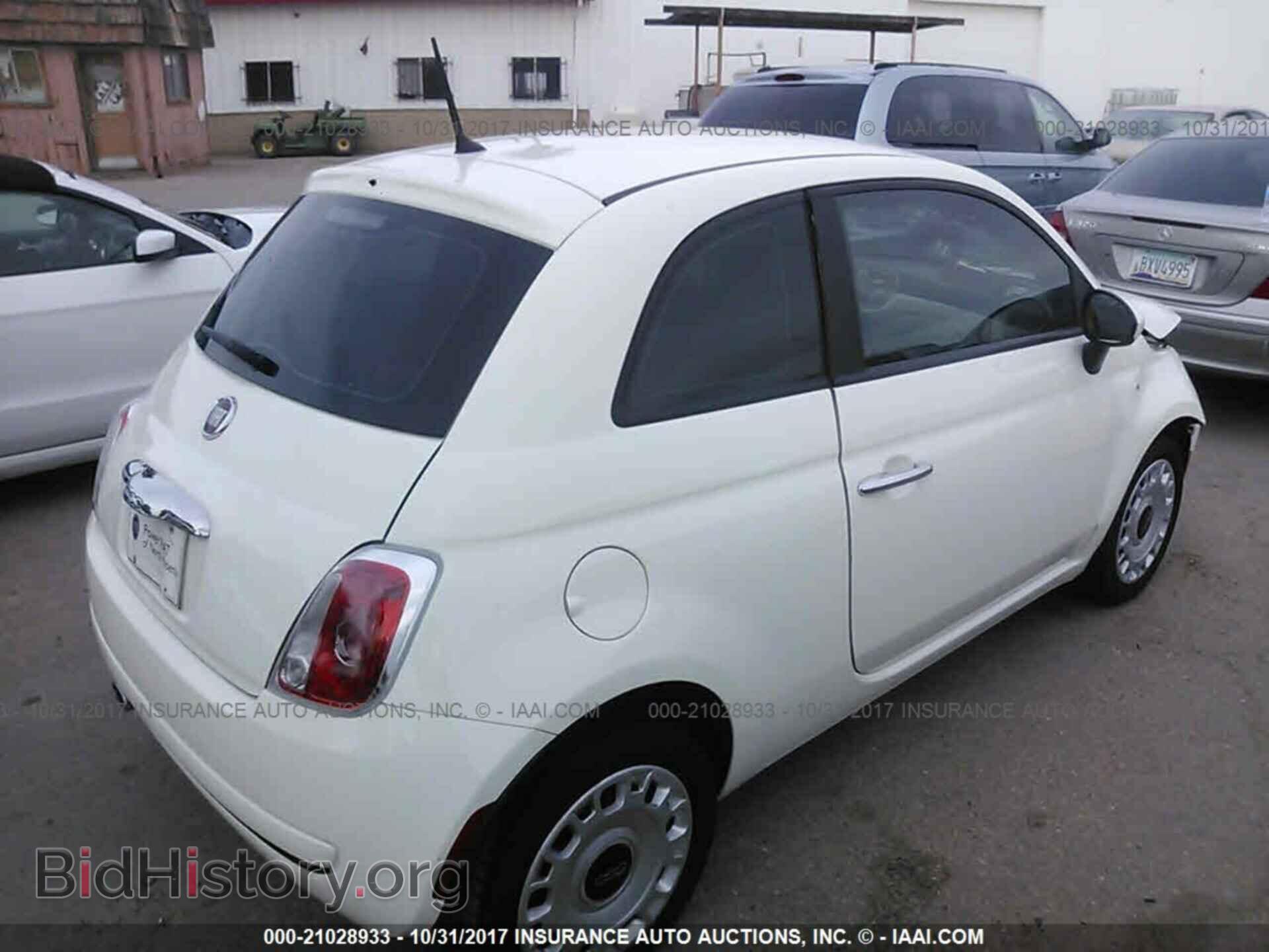 2012 Fiat 500 - VIN: 3C3CFFAR4CT287771 - Фото 4