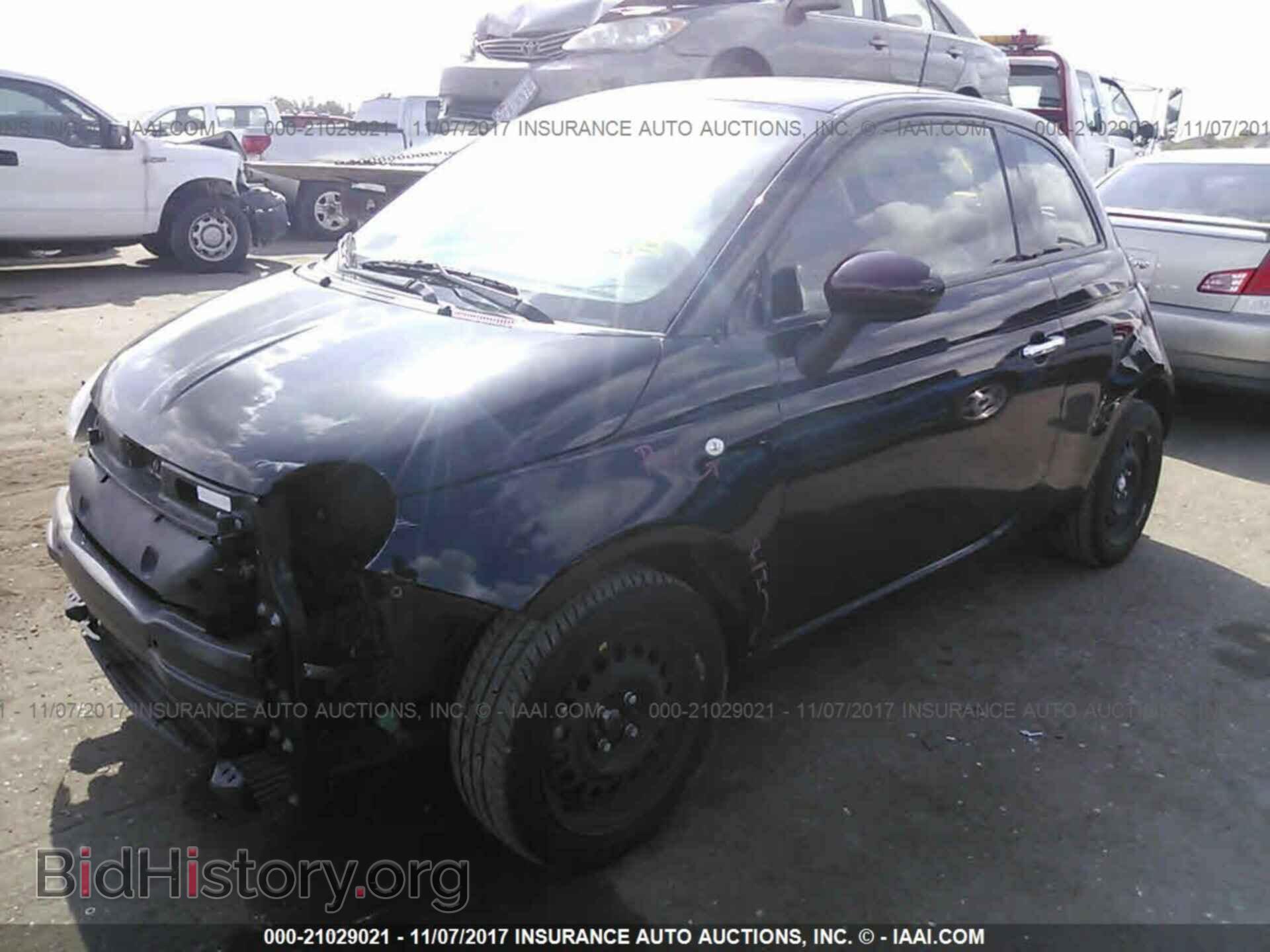 2014 Fiat 500 - VIN: 3C3CFFAR4ET291855 - Photo 2