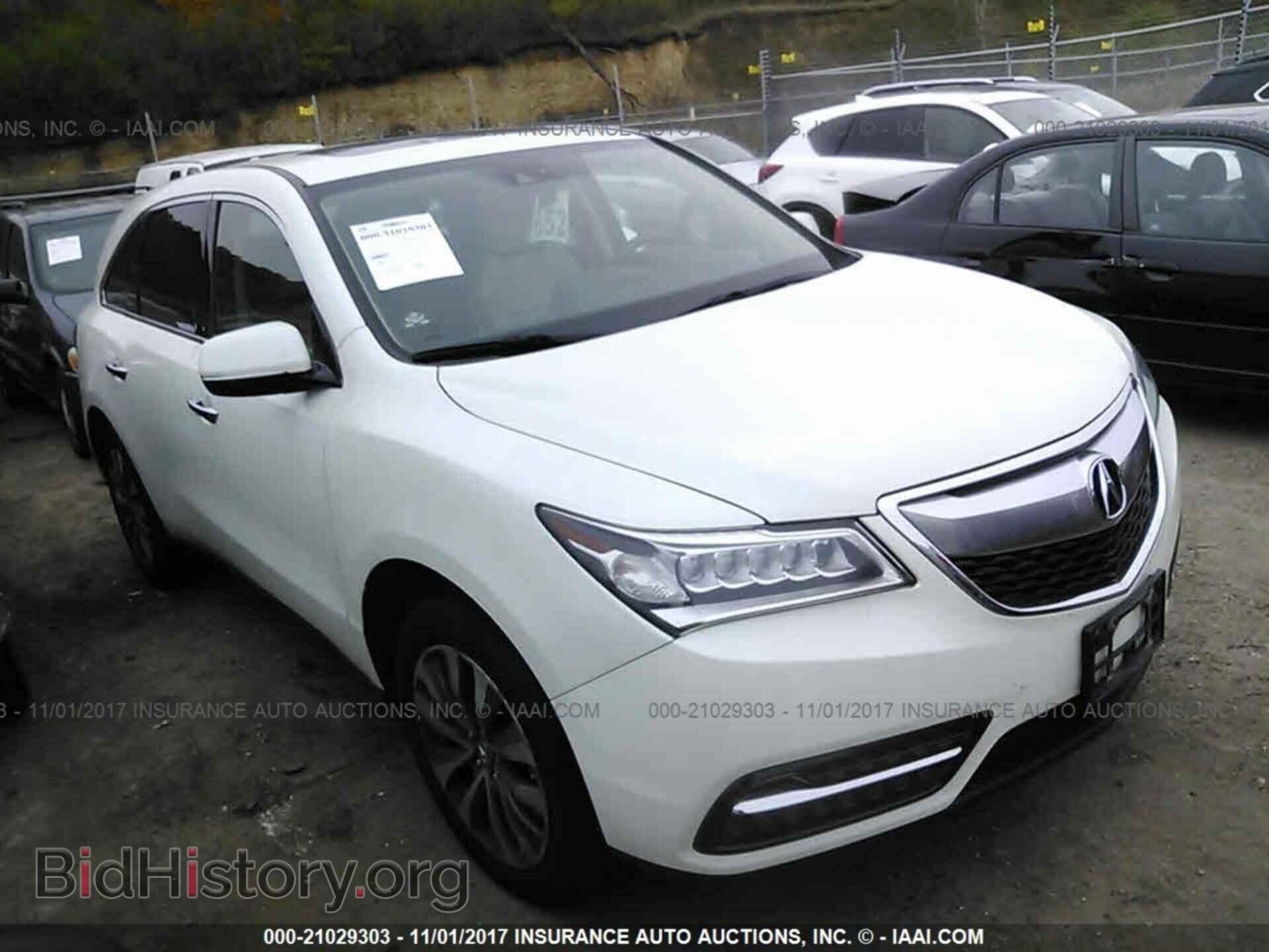 Фотография 5FRYD4H41EB018651 - Acura Mdx 2014