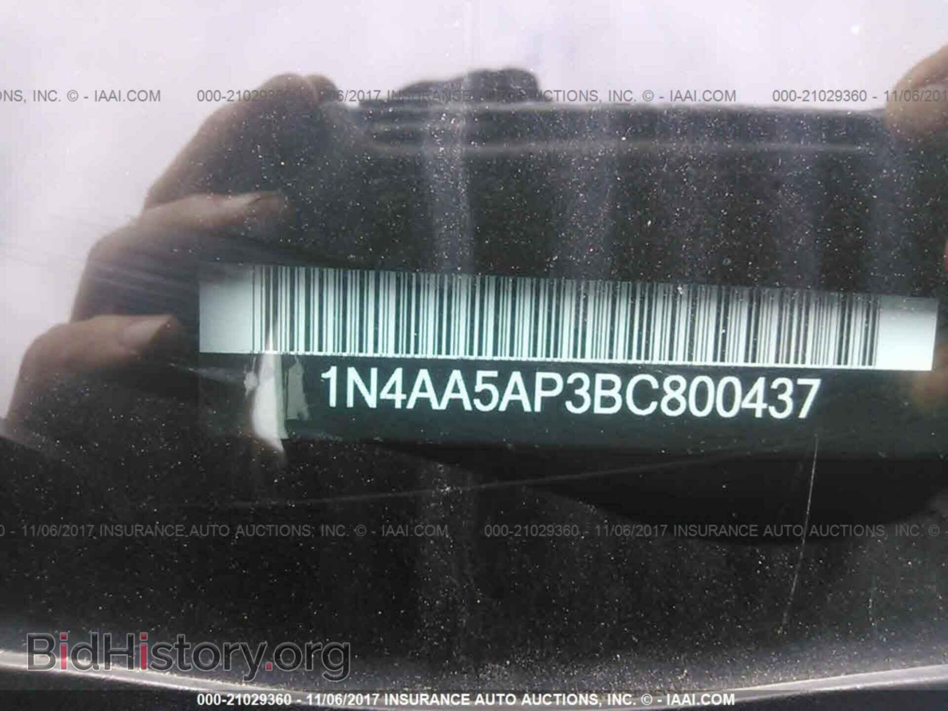 2011 Nissan Maxima - VIN: 1N4AA5AP3BC800437 - Фото 9