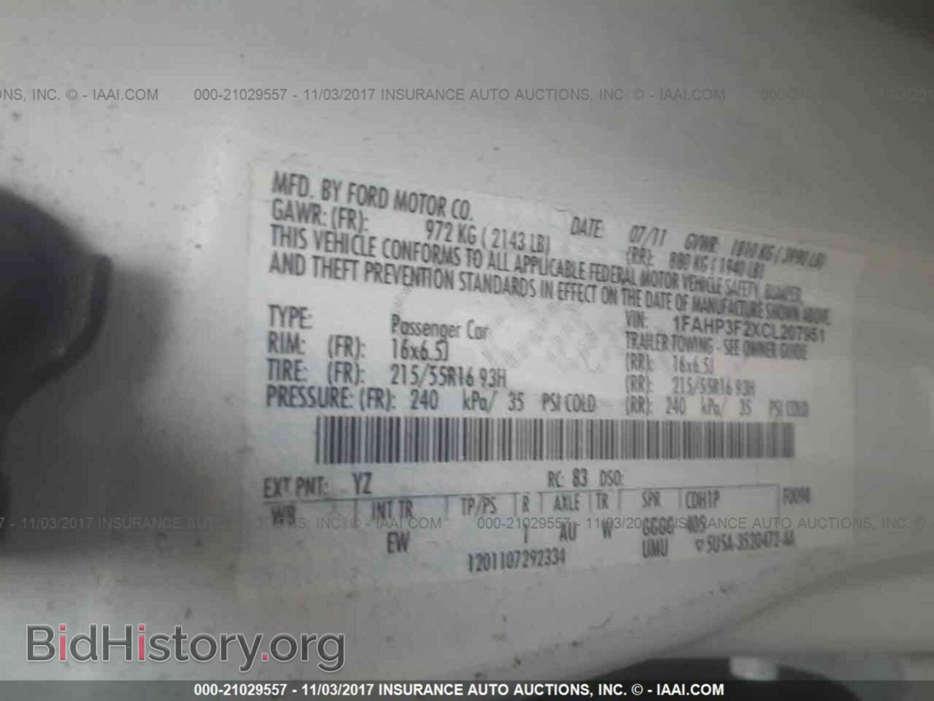 2012 Ford Focus - VIN: 1FAHP3F2XCL207951 - Photo 9