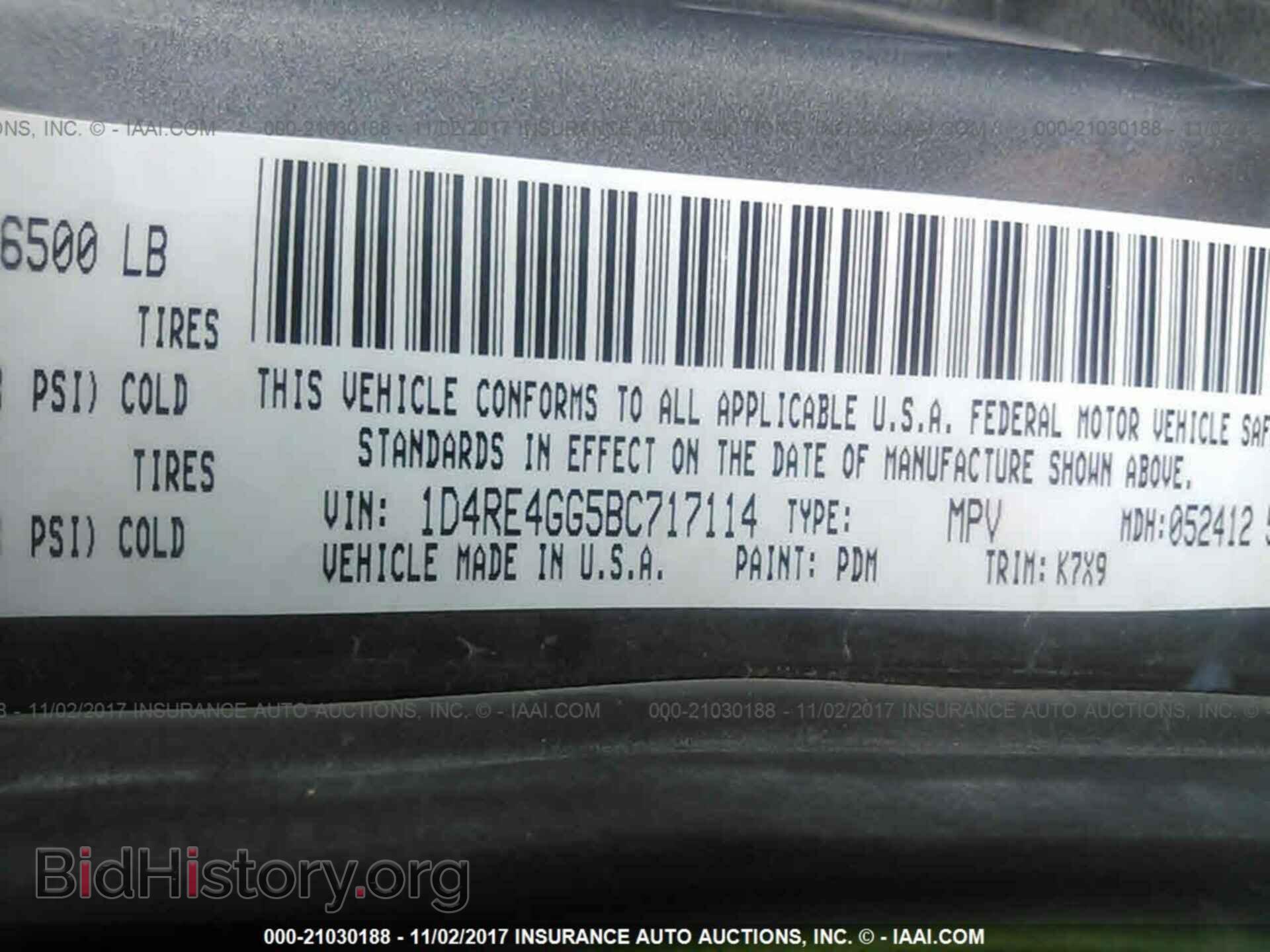 2011 Dodge Durango - VIN: 1D4RE4GG5BC717114 - Photo 9