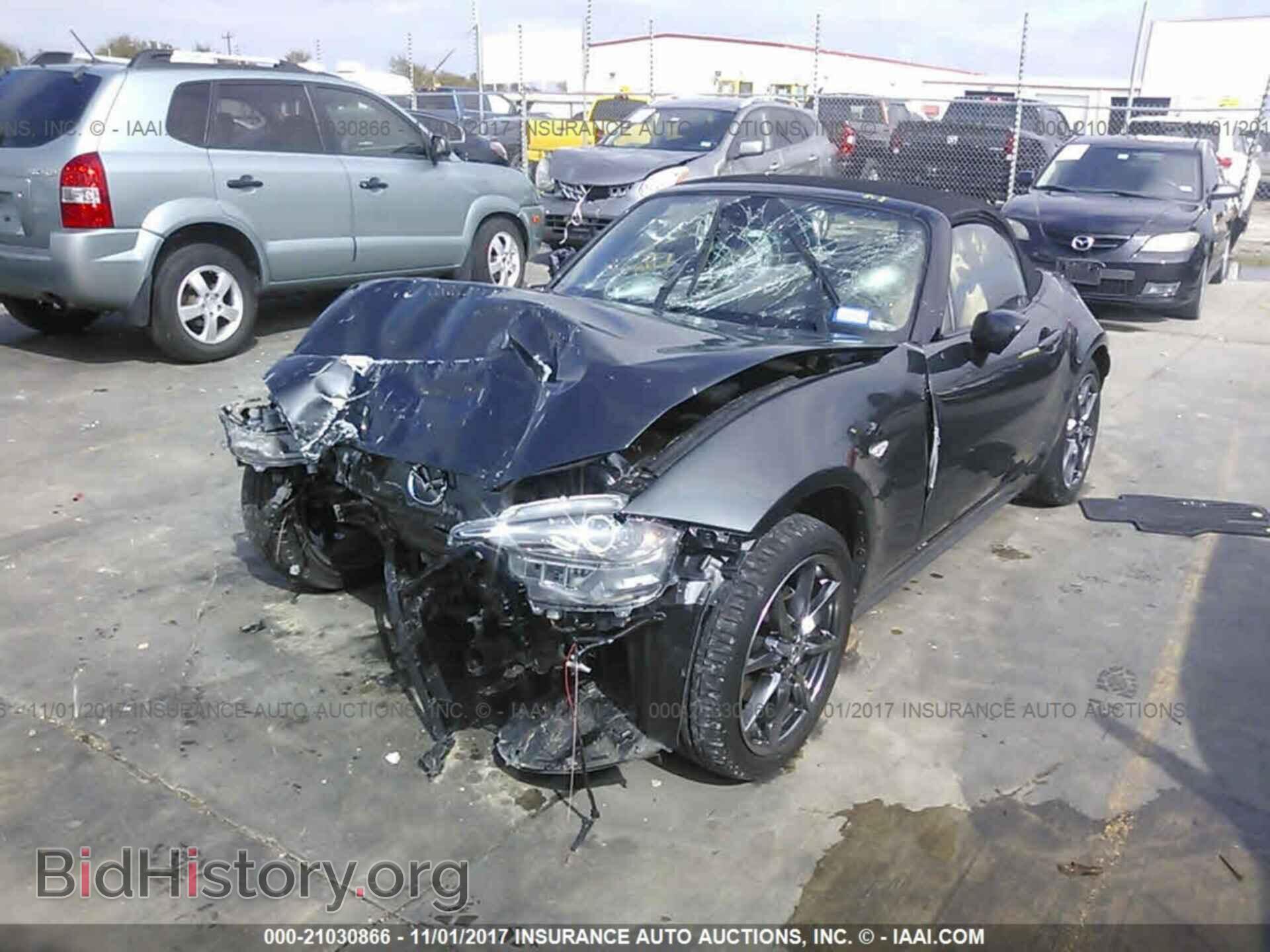 2016 Mazda Mx-5 miata - VIN: JM1NDAD78G0110229 - Фото 2