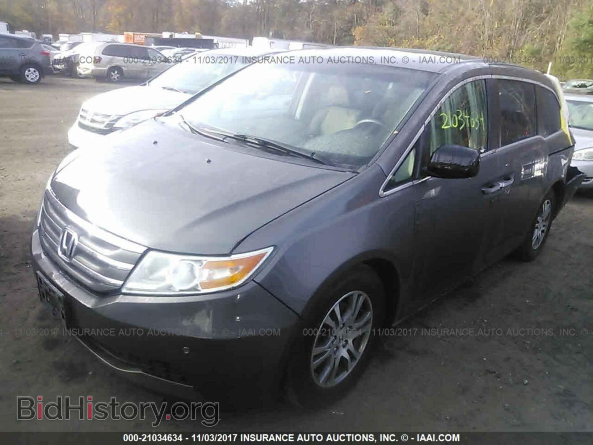 2012 Honda Odyssey - VIN: 5FNRL5H43CB104894 - Фото 2