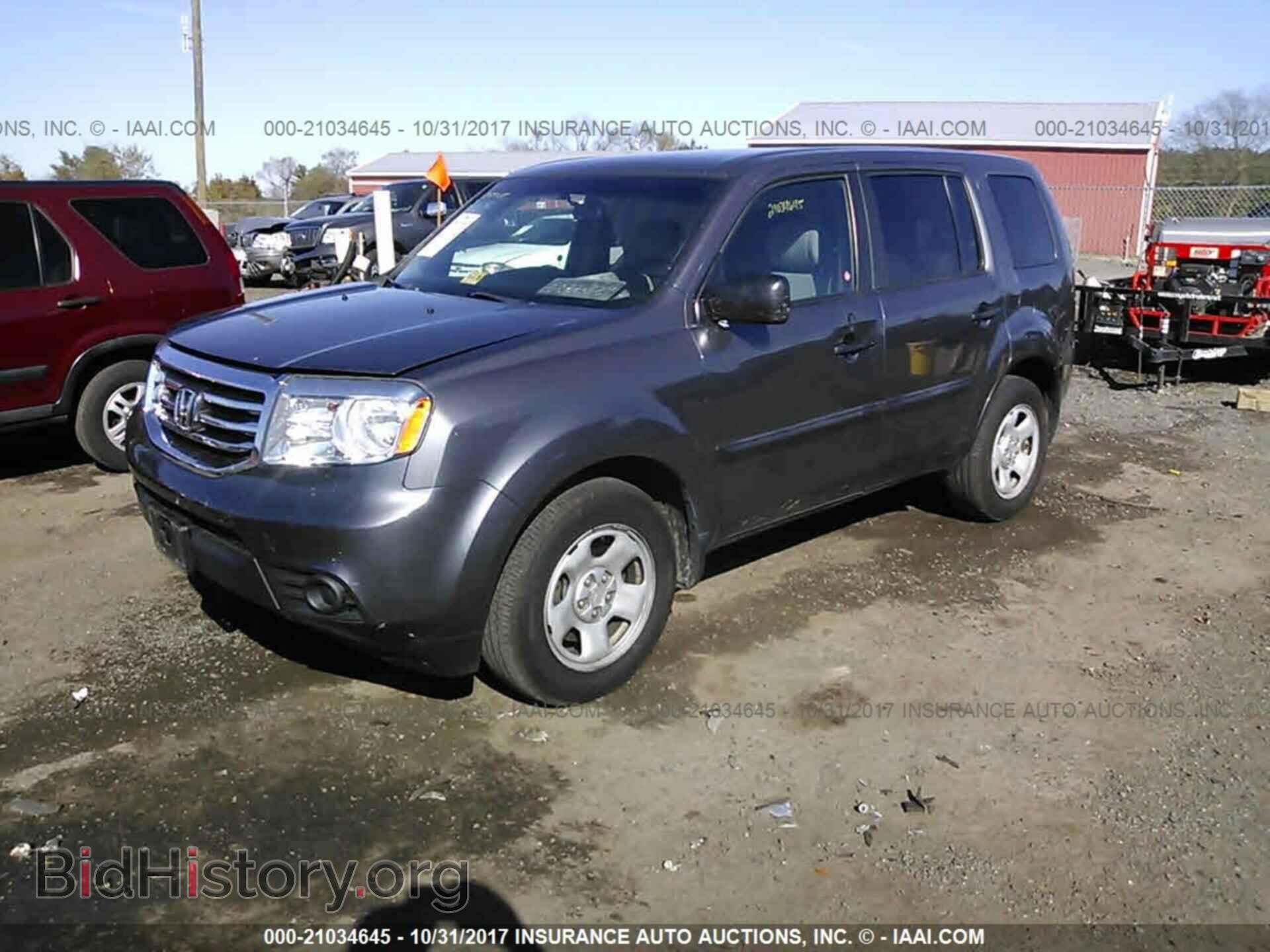 2014 Honda Pilot - VIN: 5FNYF4H23EB014238 - Фото 2