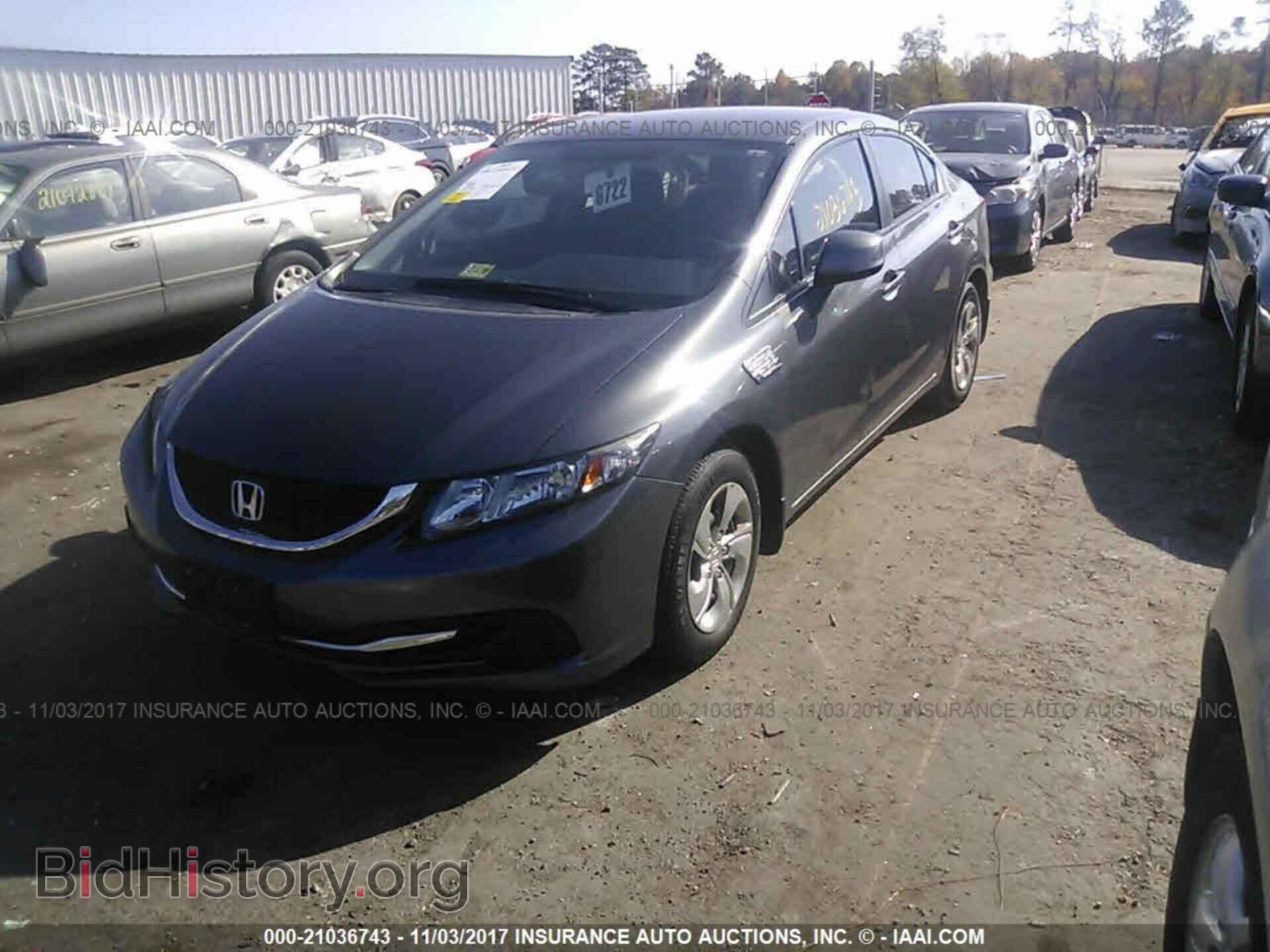 2013 Honda Civic - VIN: 2HGFB2F55DH589245 - Фото 2