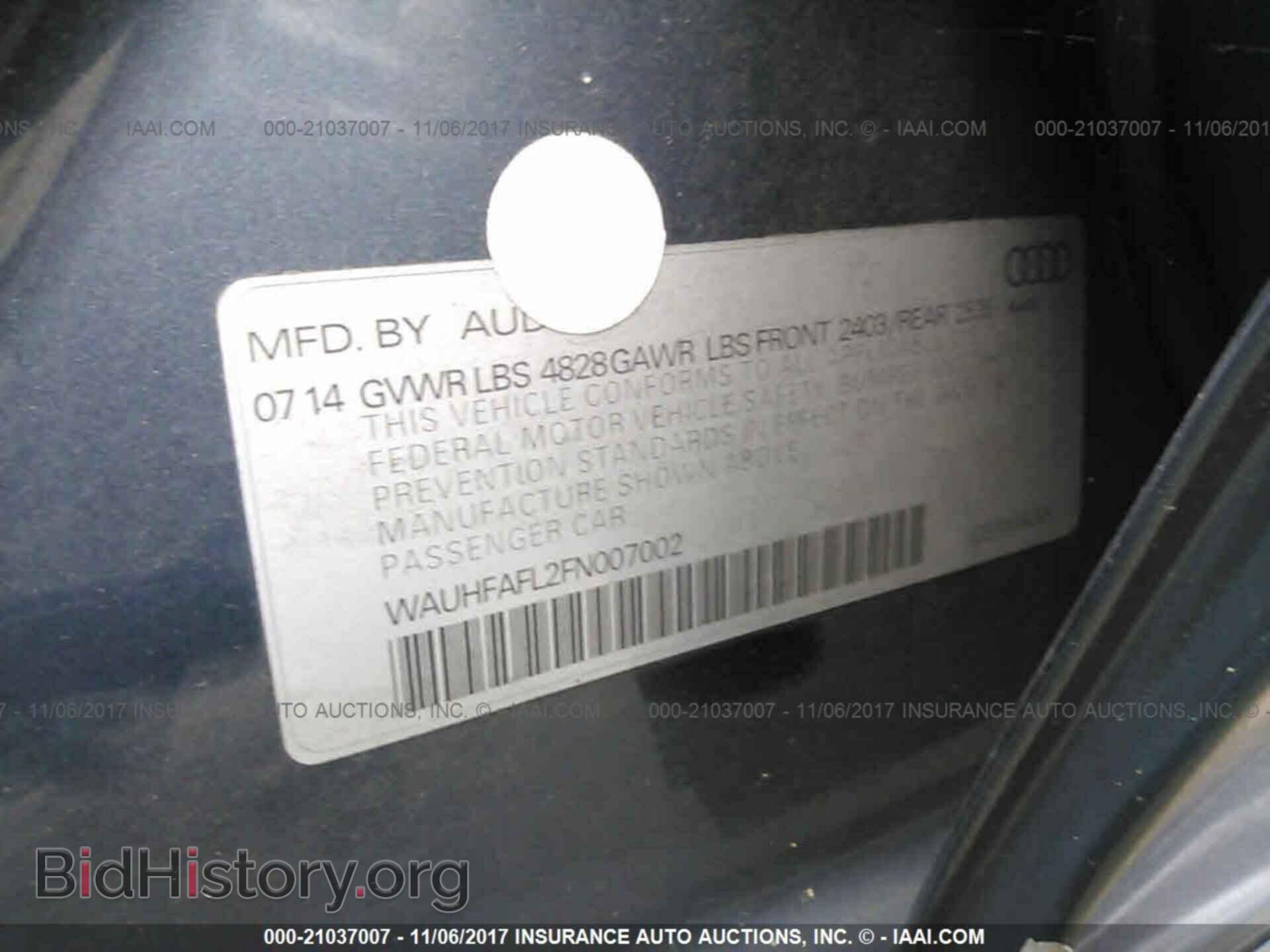 2015 Audi A4 - VIN: WAUHFAFL2FN007002 - Photo 9