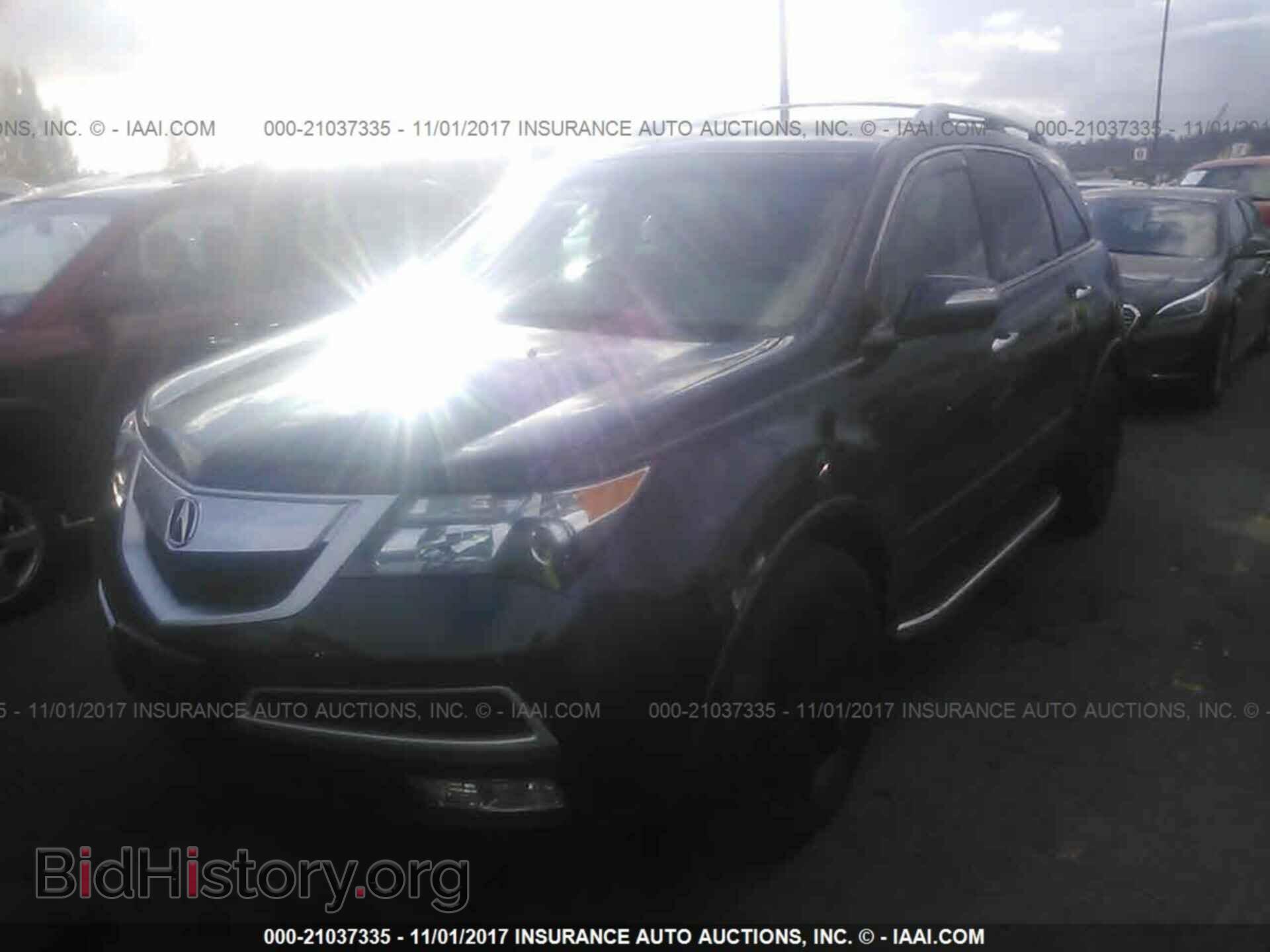 2012 Acura Mdx - VIN: 2HNYD2H47CH505442 - Фото 2