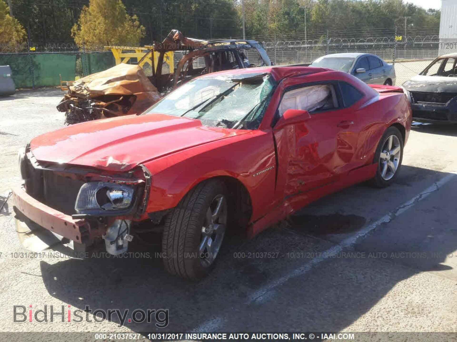 2012 Chevrolet Camaro - VIN: 2G1FC1E33C9188526 - Фото 2