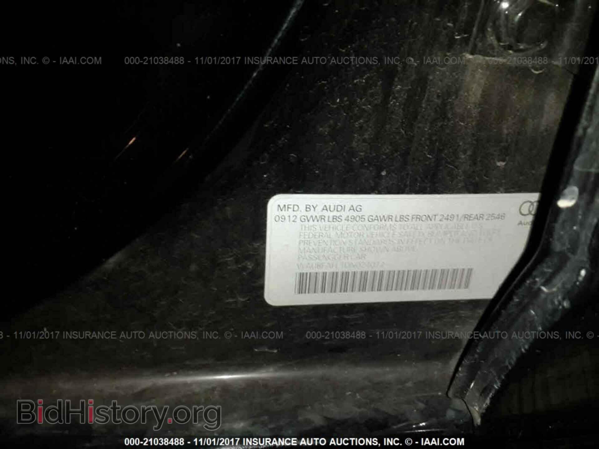 2013 Audi A4 - VIN: WAUBFAFL1DN024022 - Фото 9
