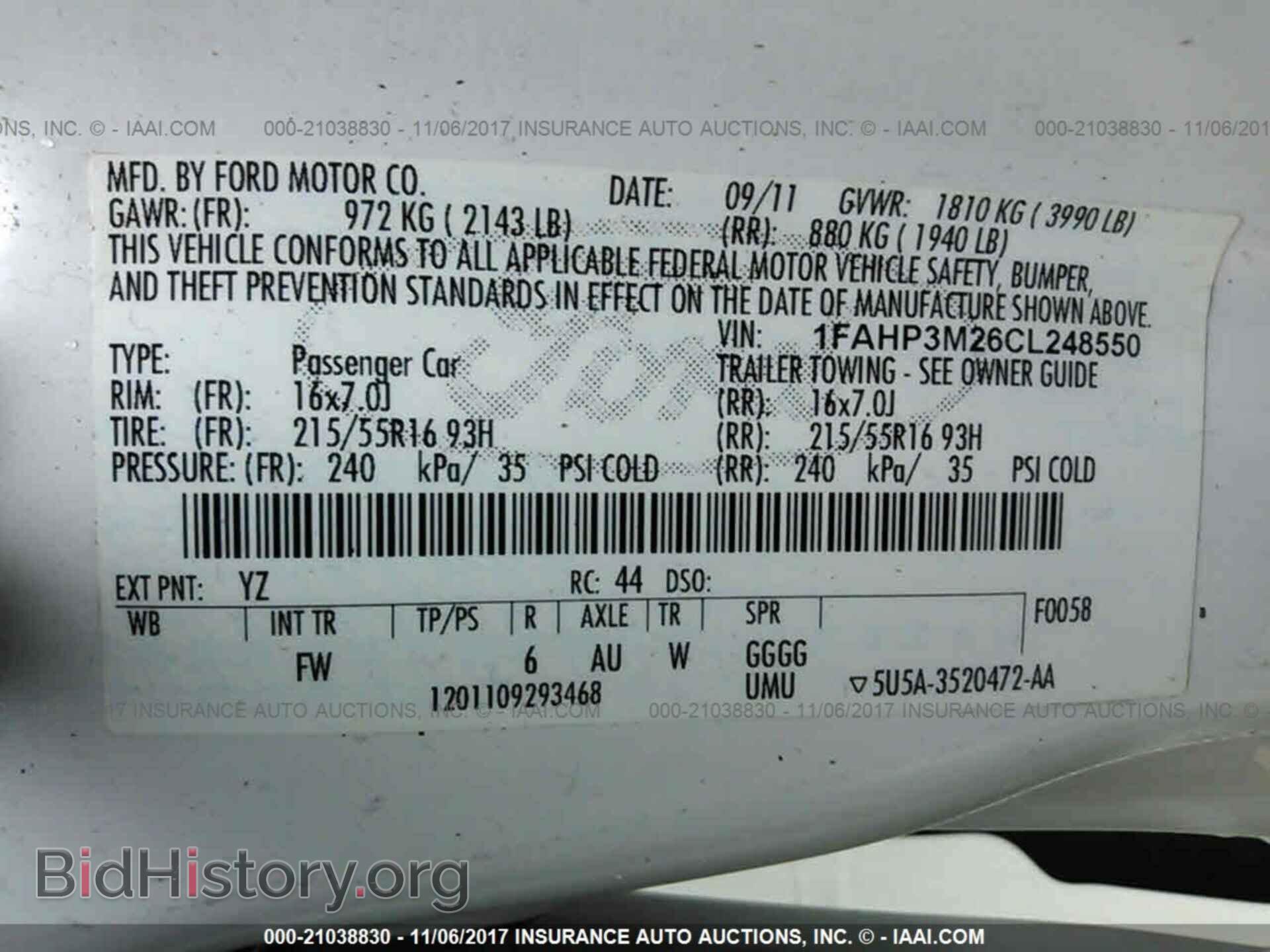 2012 Ford Focus - VIN: 1FAHP3M26CL248550 - Photo 9