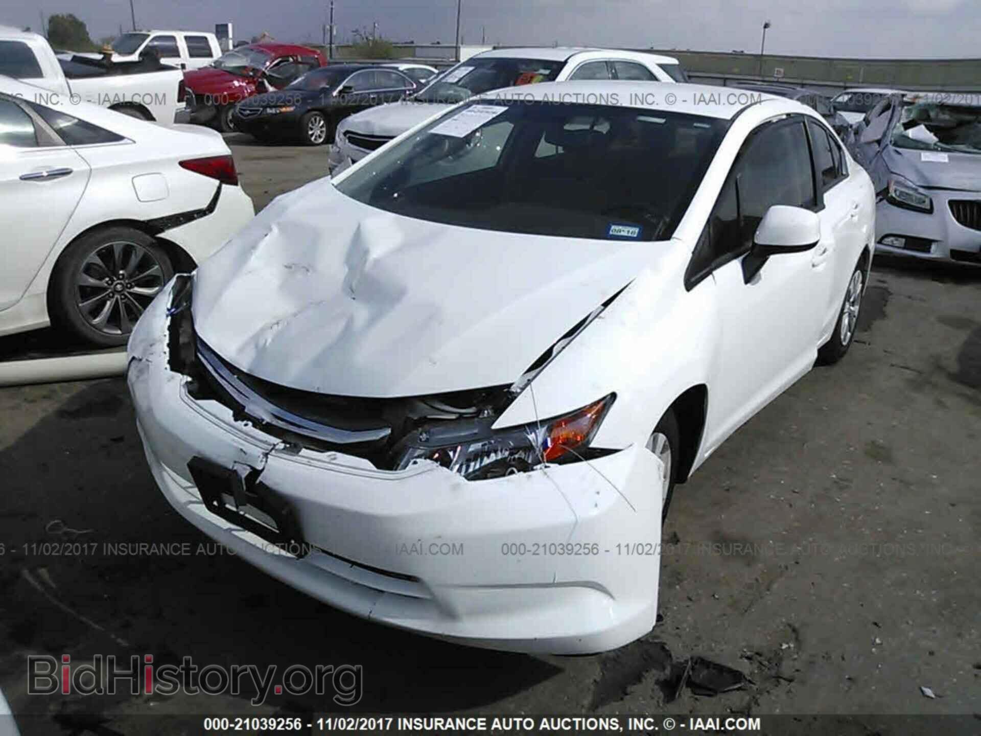 2012 Honda Civic - VIN: 19XFB2F54CE101752 - Фото 2