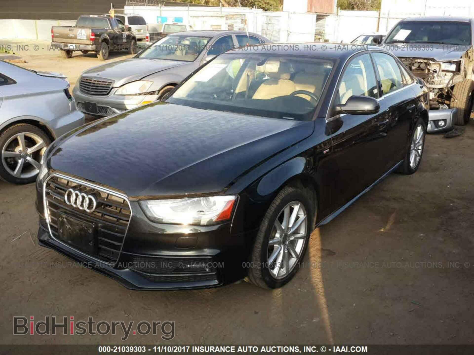 2014 Audi A4 - VIN: WAUFFAFL4EN004544 - Photo 2