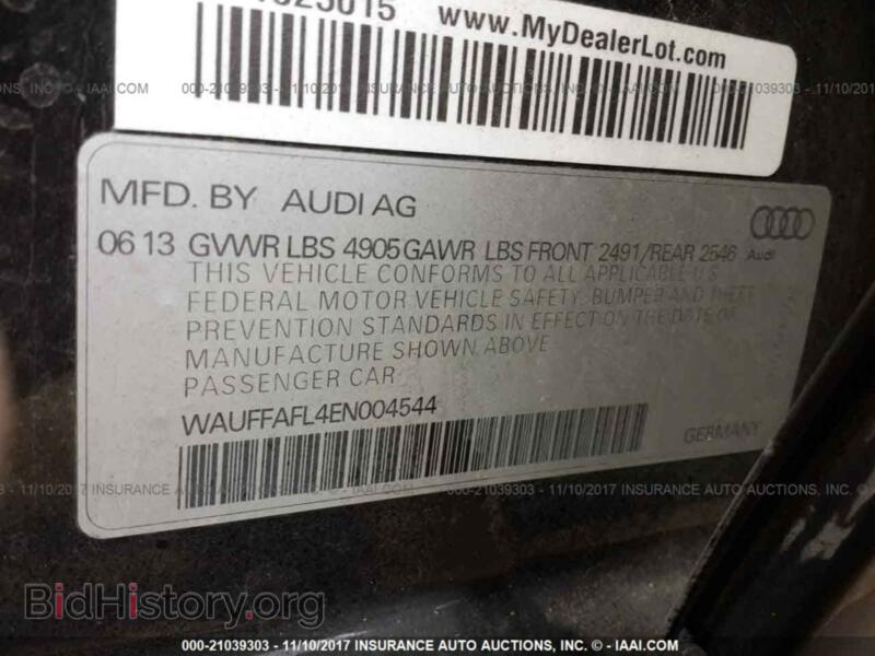 2014 Audi A4 (VIN WAUFFAFL4EN004544) — фото 9 из 10
