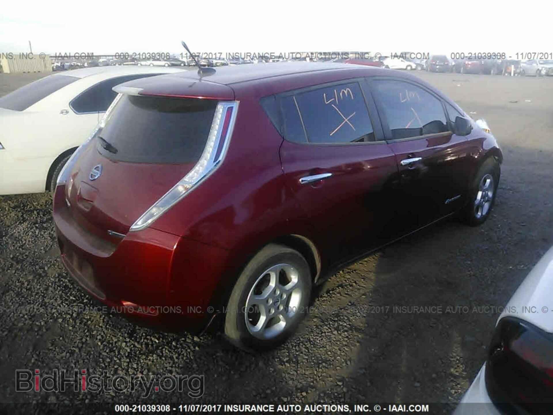 2013 Nissan Leaf - VIN: 1N4AZ0CP0DC404395 - Фото 4