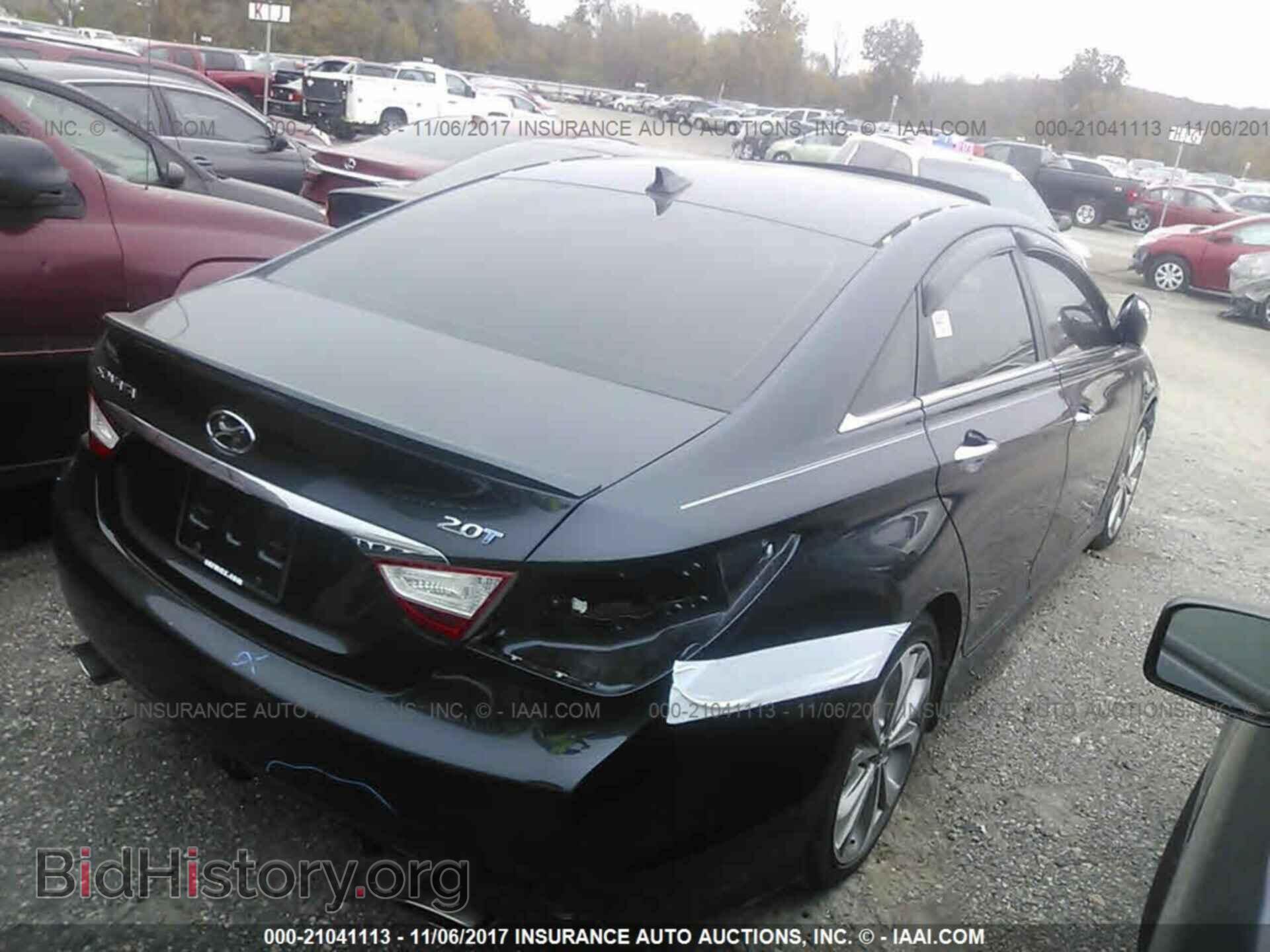 2014 Hyundai SONATA (VIN 5NPEC4AB7EH915409) — фото 4 из 10