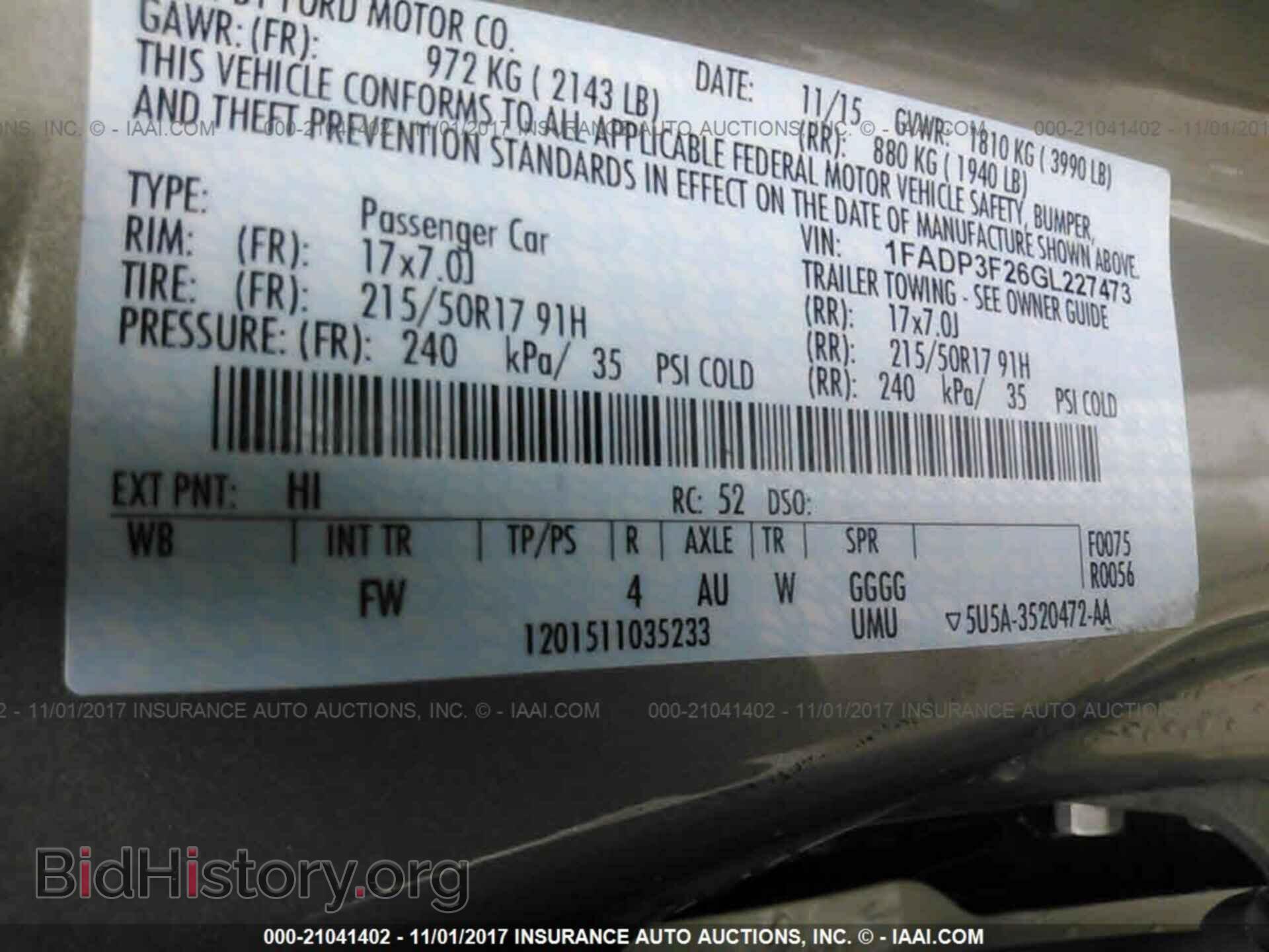 2016 Ford Focus - VIN: 1FADP3F26GL227473 - Photo 9