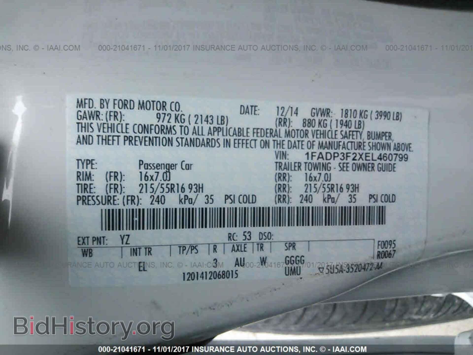 2014 Ford Focus - VIN: 1FADP3F2XEL460799 - Photo 9