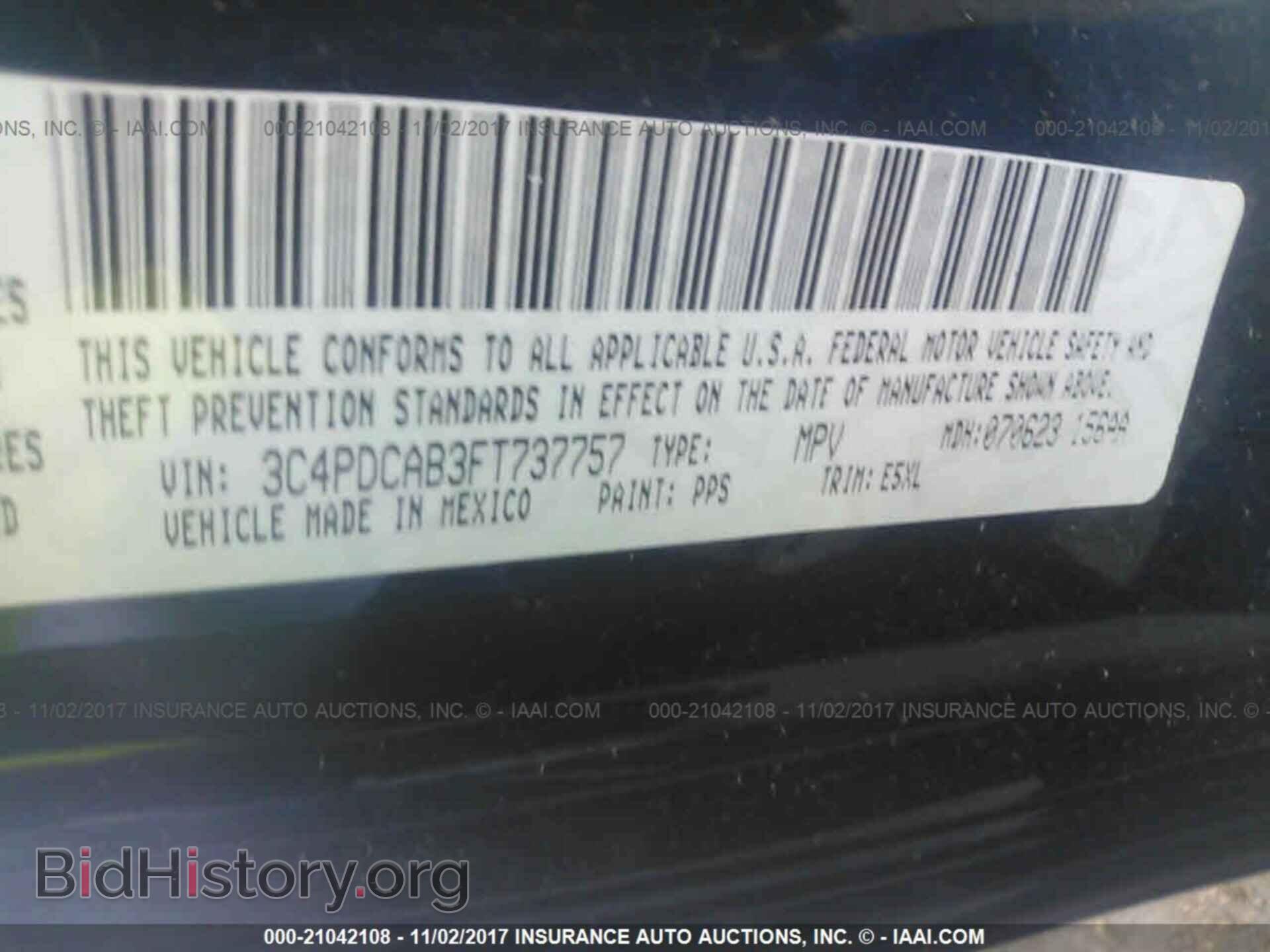 2015 Dodge Journey - VIN: 3C4PDCAB3FT737757 - Photo 9