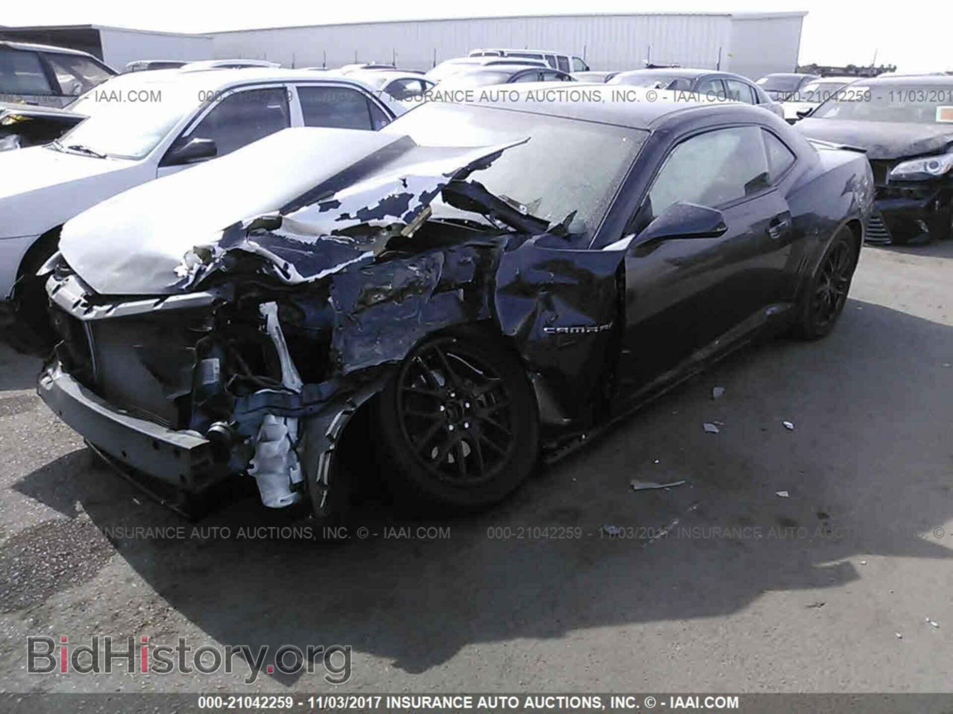 2014 Chevrolet Camaro - VIN: 2G1FA1E38E9122871 - Фото 2
