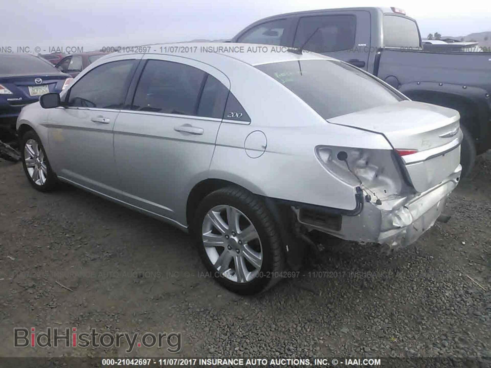 2012 Chrysler 200 - VIN: 1C3CCBBB1CN144196 - Фото 3