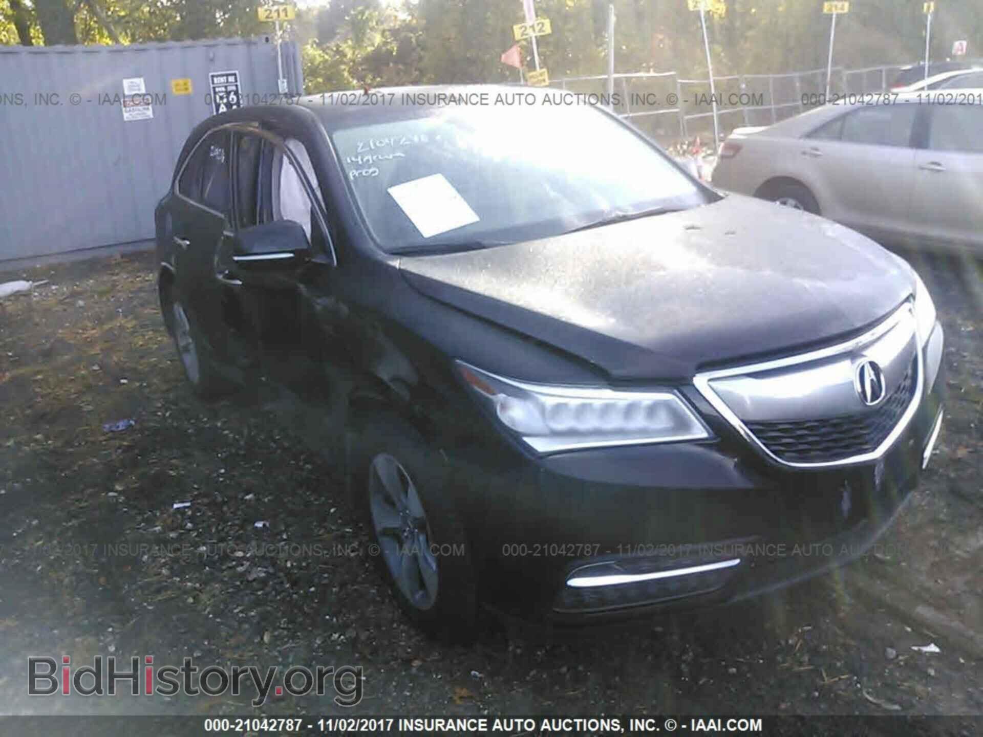 Фотография 5FRYD4H26EB024881 - Acura Mdx 2014