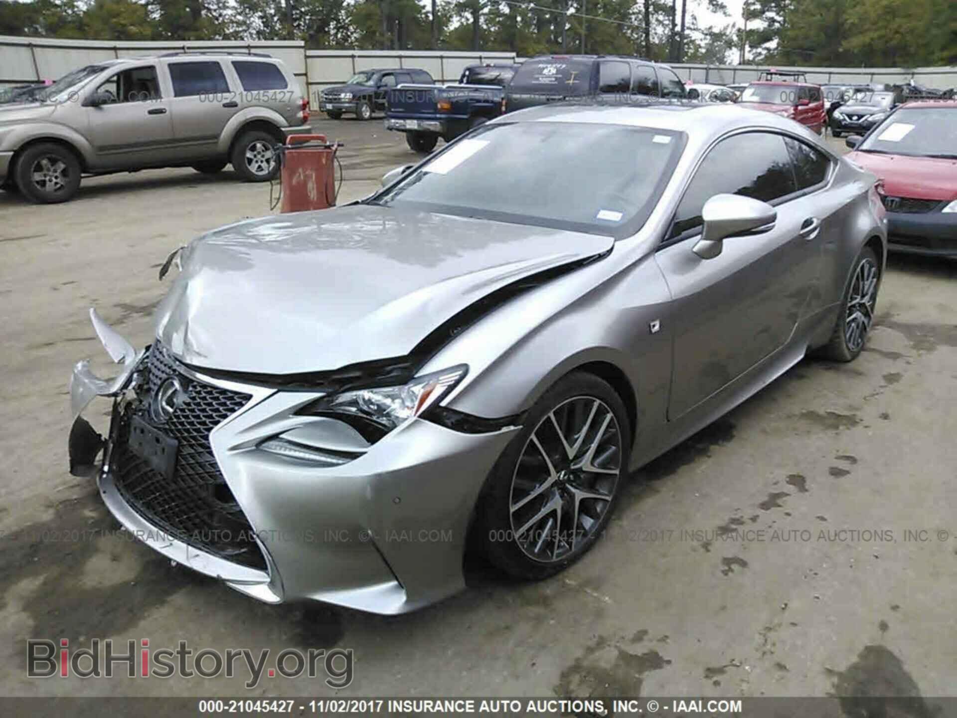 2016 Lexus Rc - VIN: JTHHA5BCXG5003939 - Фото 2