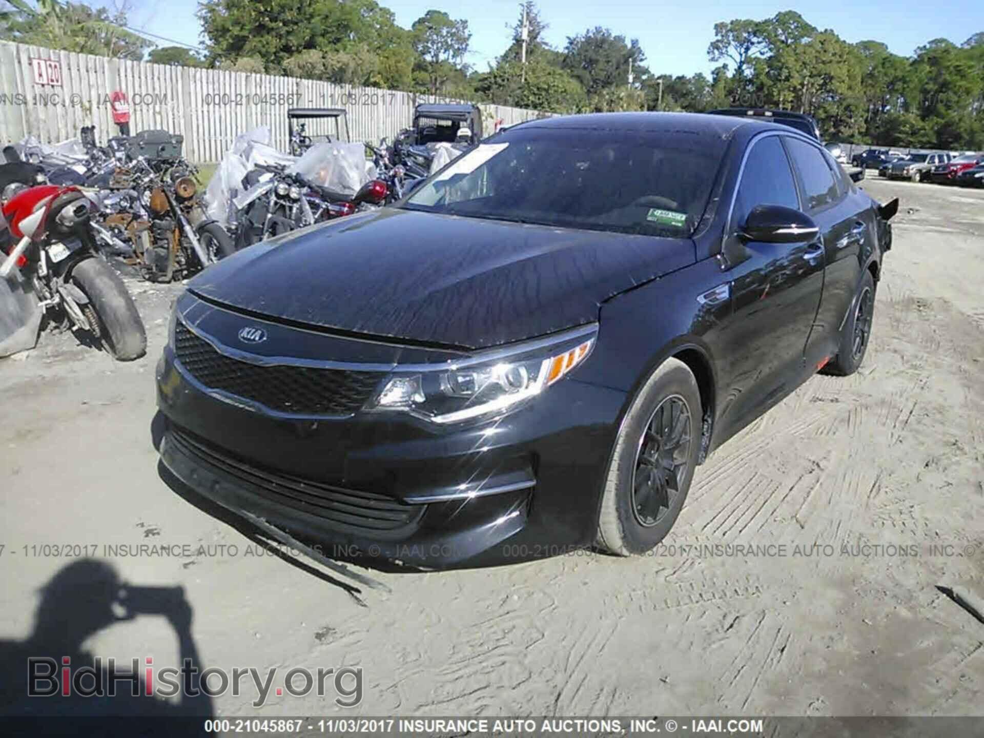 2016 Kia Optima - VIN: KNAGT4L3XG5110602 - Фото 2