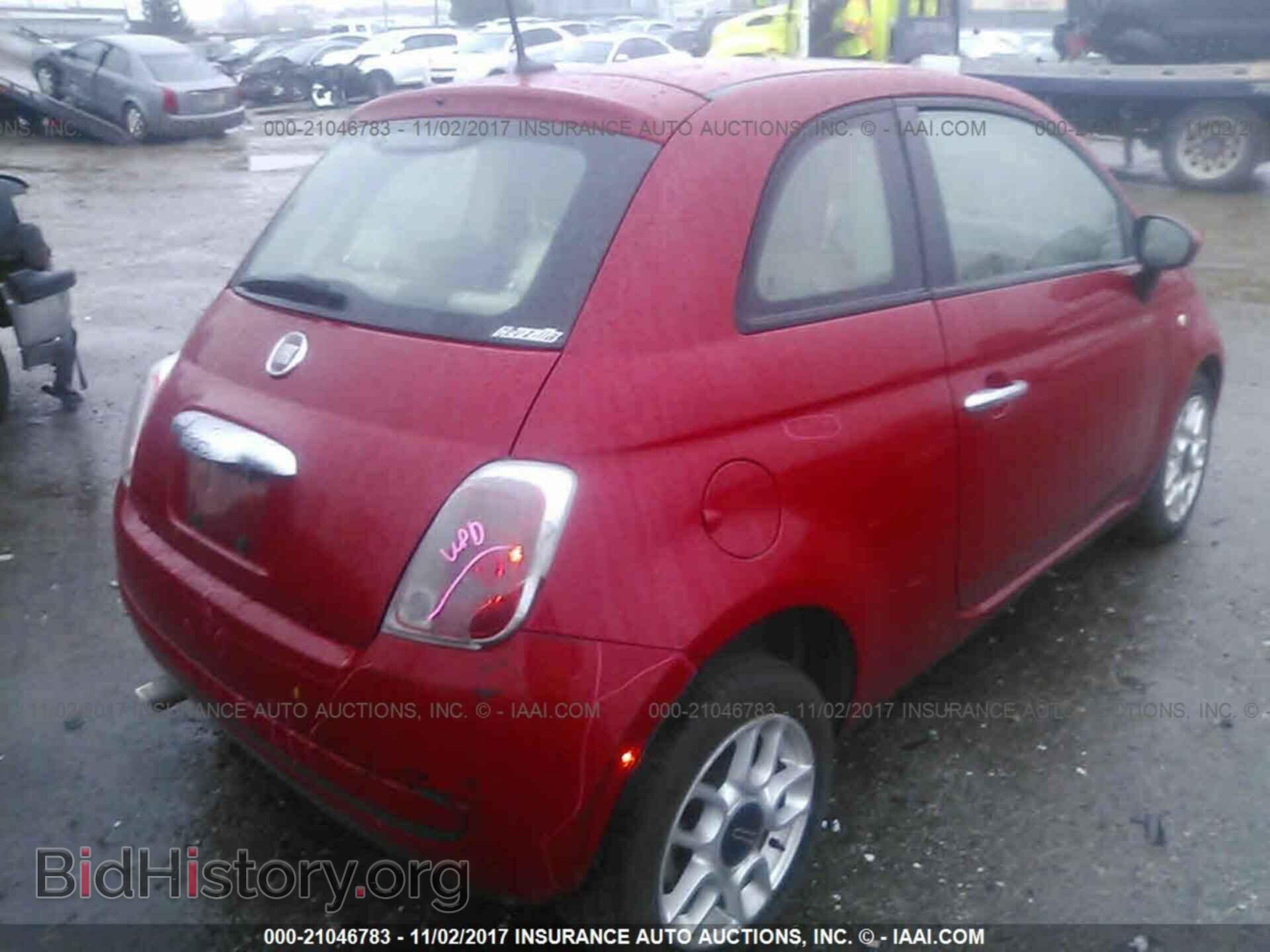 2012 Fiat 500 - VIN: 3C3CFFAR4CT102019 - Фото 4