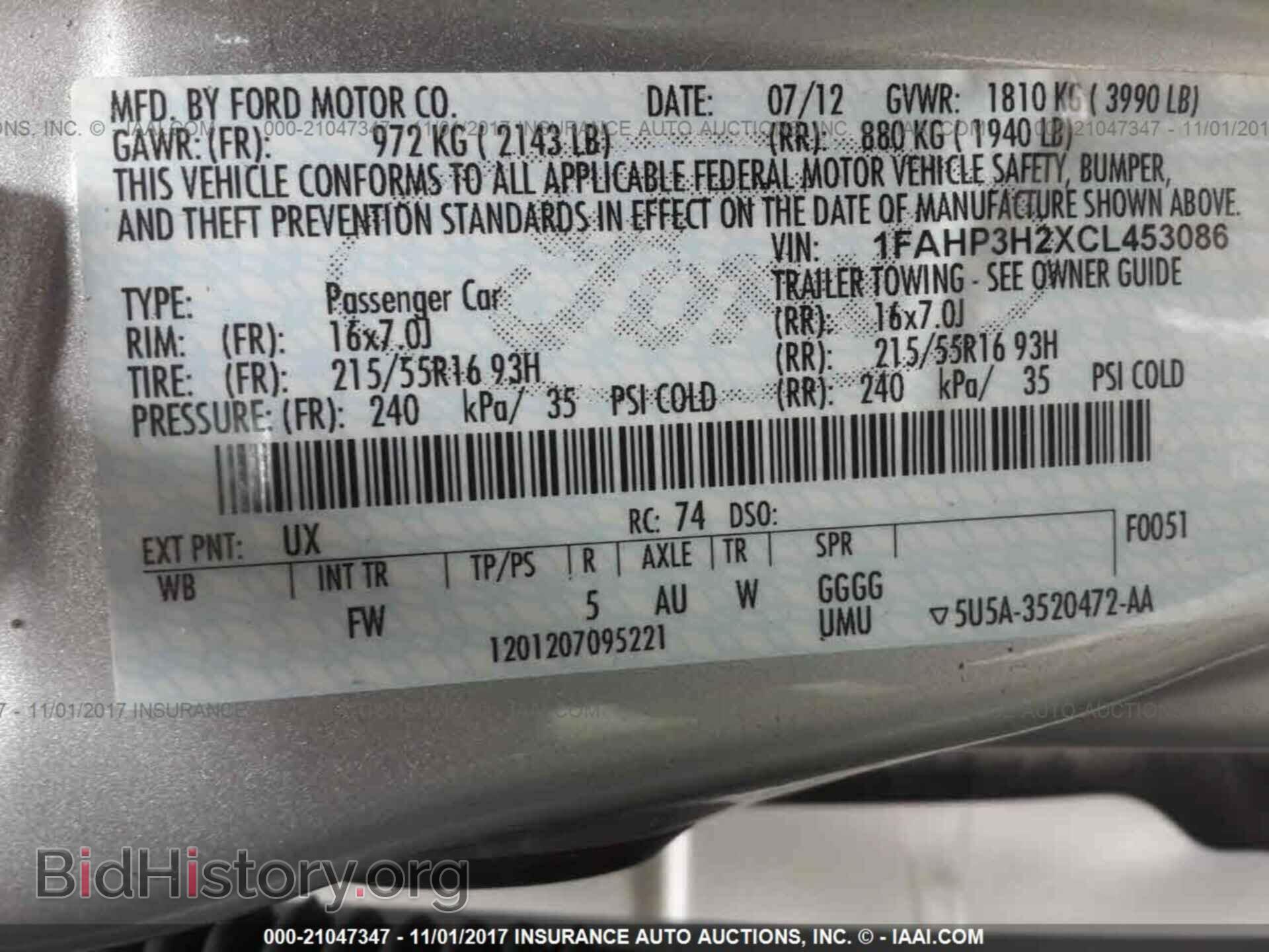 2012 Ford Focus - VIN: 1FAHP3H2XCL453086 - Photo 9