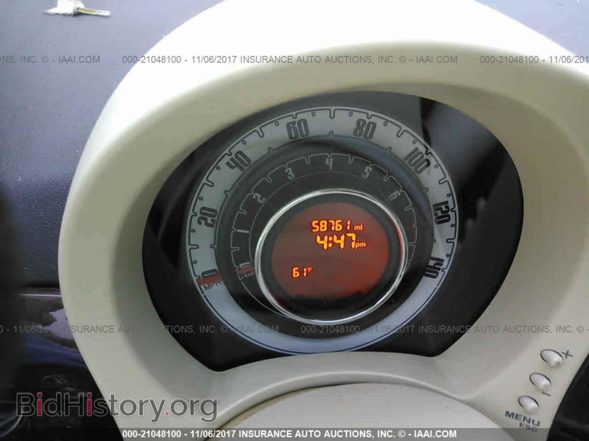 2012 Fiat 500 - VIN: 3C3CFFCR9CT118312 - Фото 7