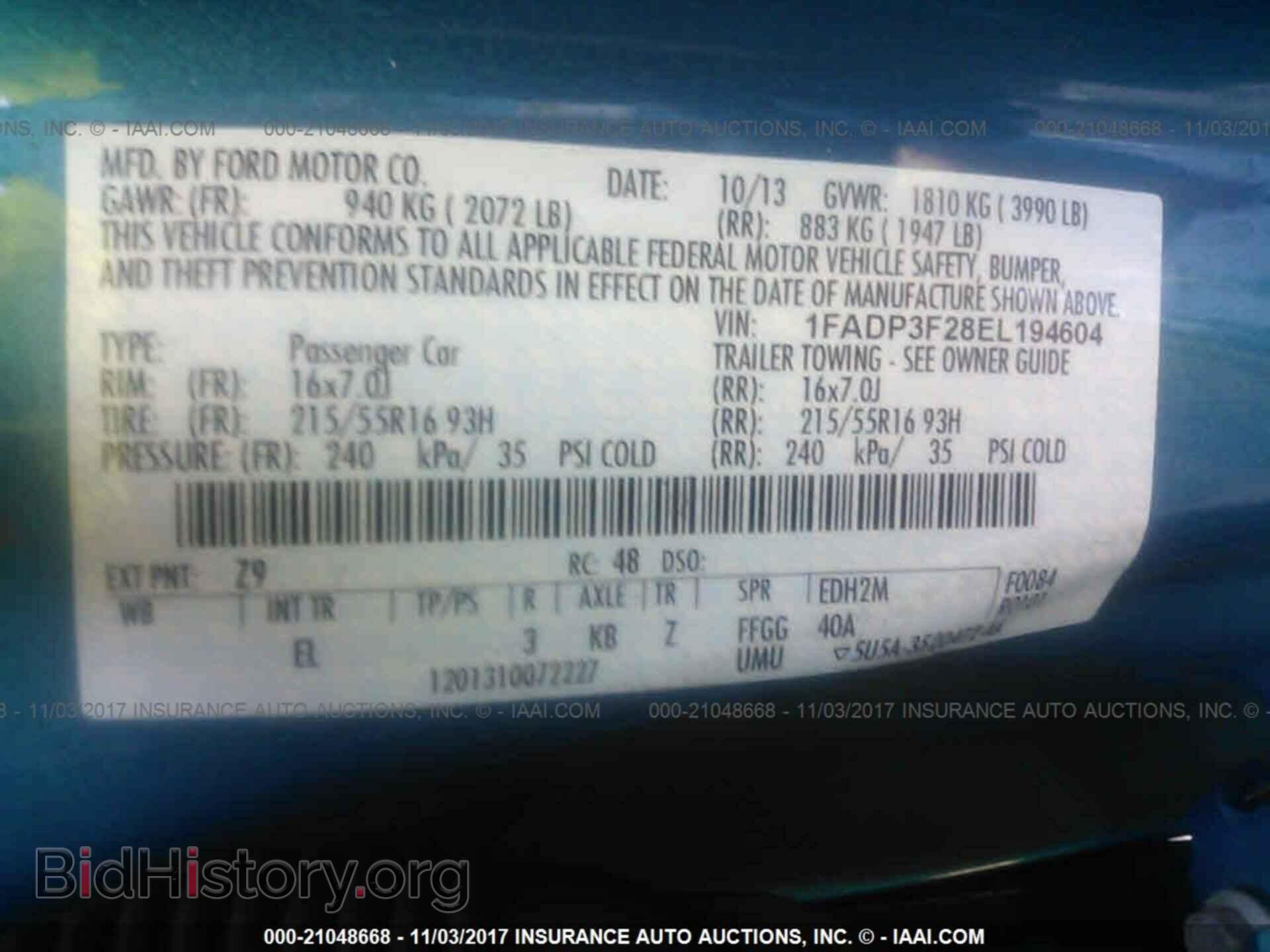 2014 Ford Focus - VIN: 1FADP3F28EL194604 - Photo 9