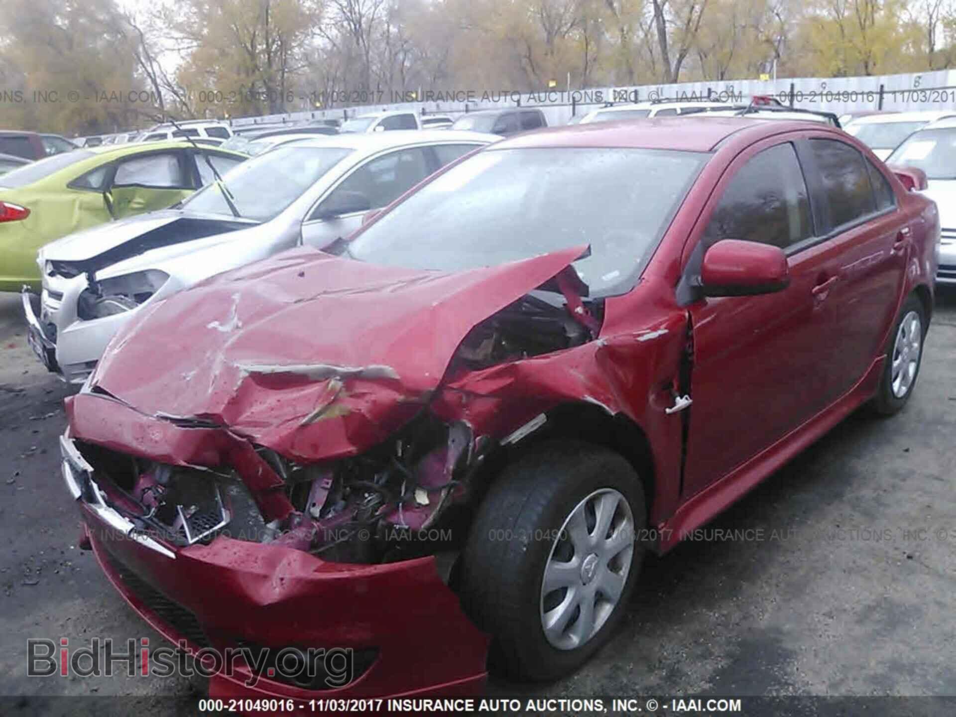 2014 Mitsubishi Lancer - VIN: JA32U2FU9EU003707 - Фото 2