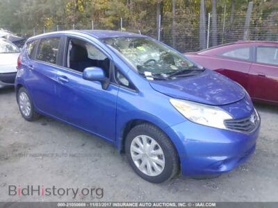 2014 Nissan VERSA NOTE, blue — VIN 3N1CE2CP7EL396086, IAAI