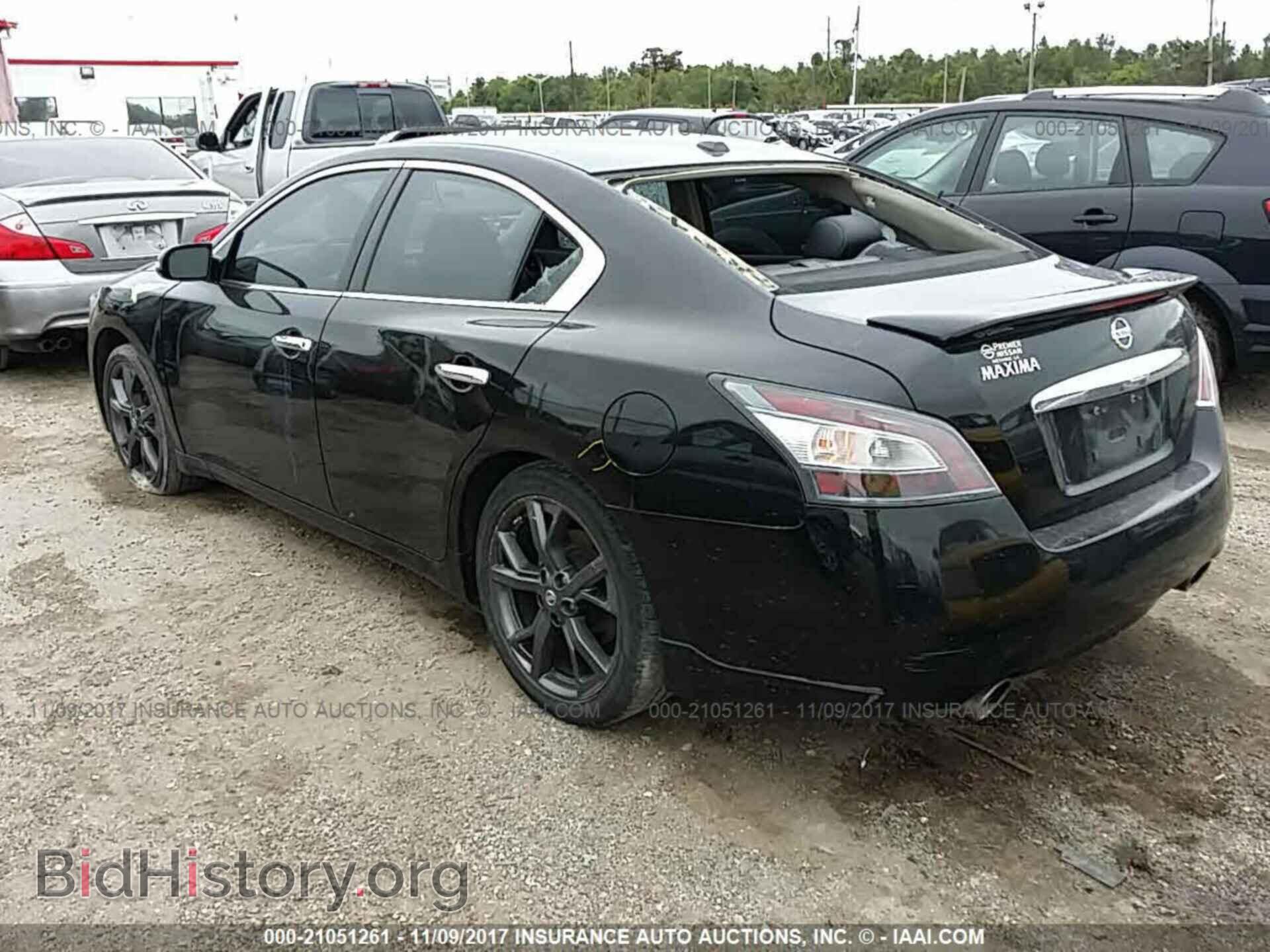 2014 Nissan Maxima - VIN: 1N4AA5AP8EC463395 - Фото 3