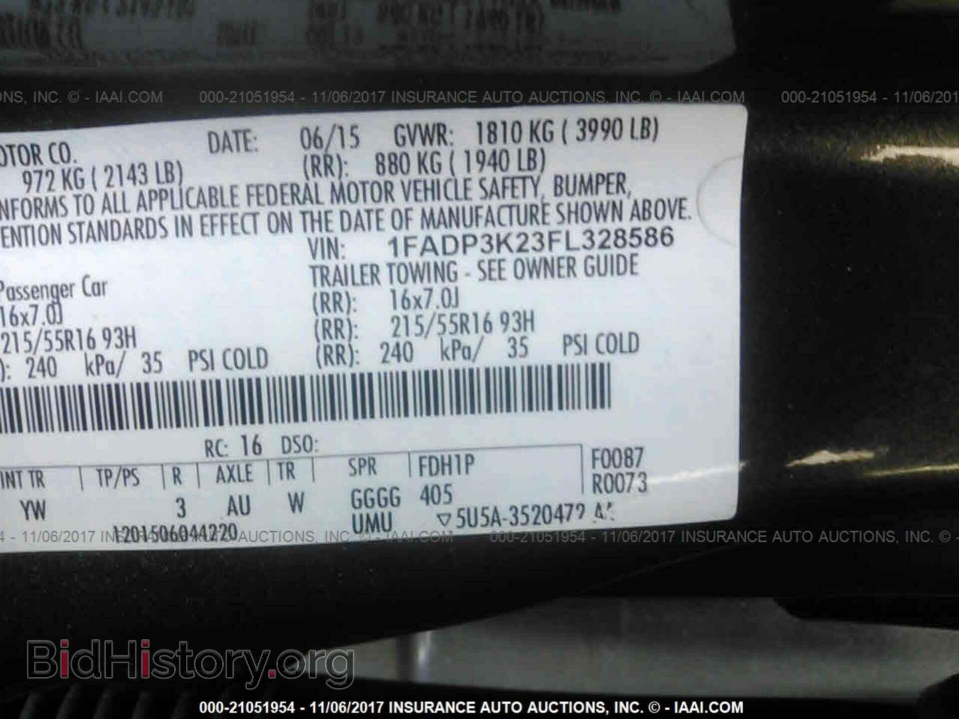 2015 Ford Focus - VIN: 1FADP3K23FL328586 - Фото 9