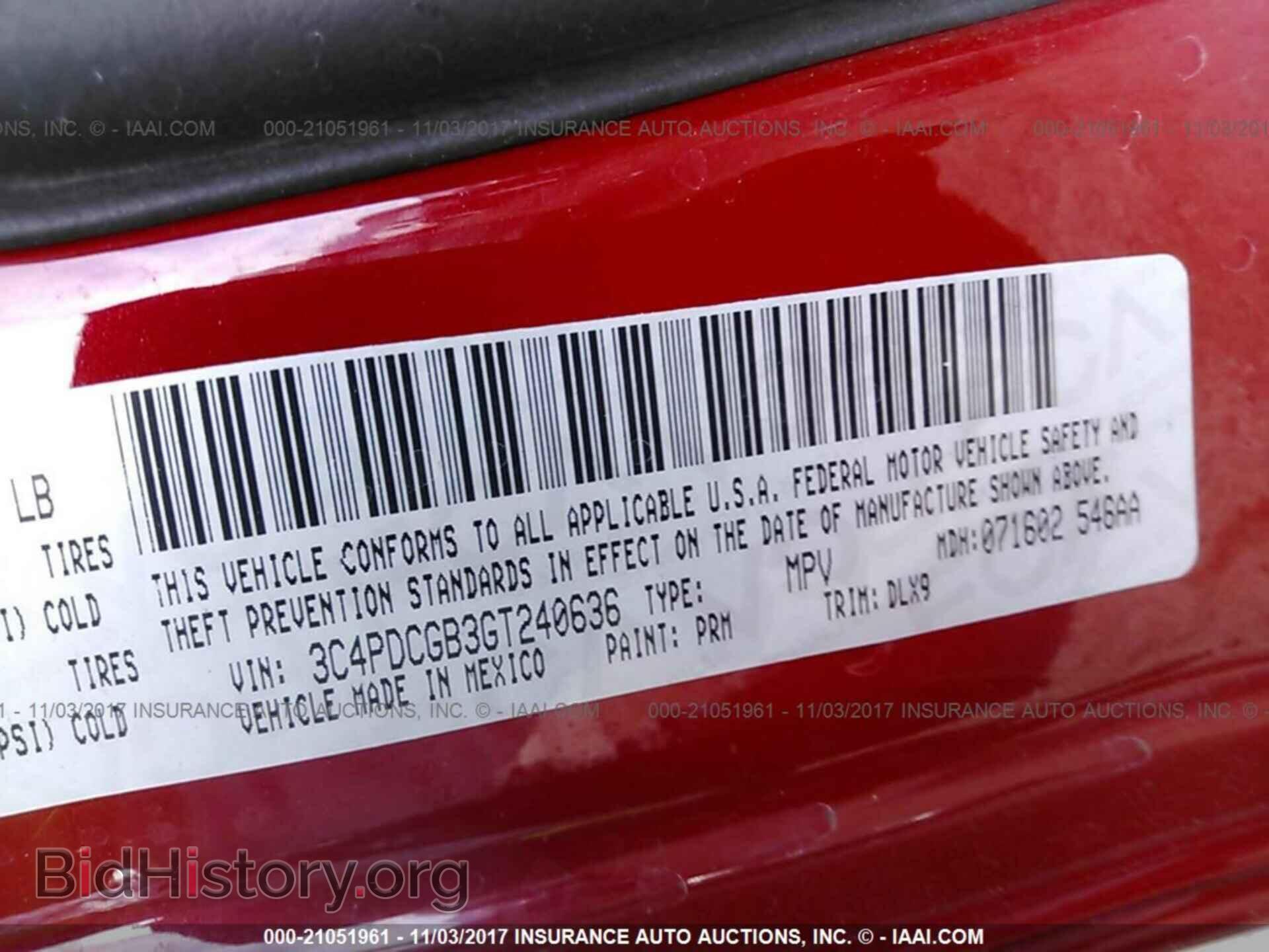2016 Dodge Journey - VIN: 3C4PDCGB3GT240636 - Photo 9