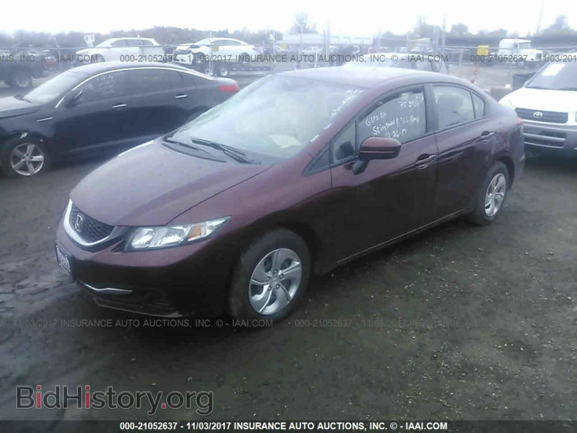 2014 Honda Civic - VIN: 2HGFB2F54EH540393 - Фото 2