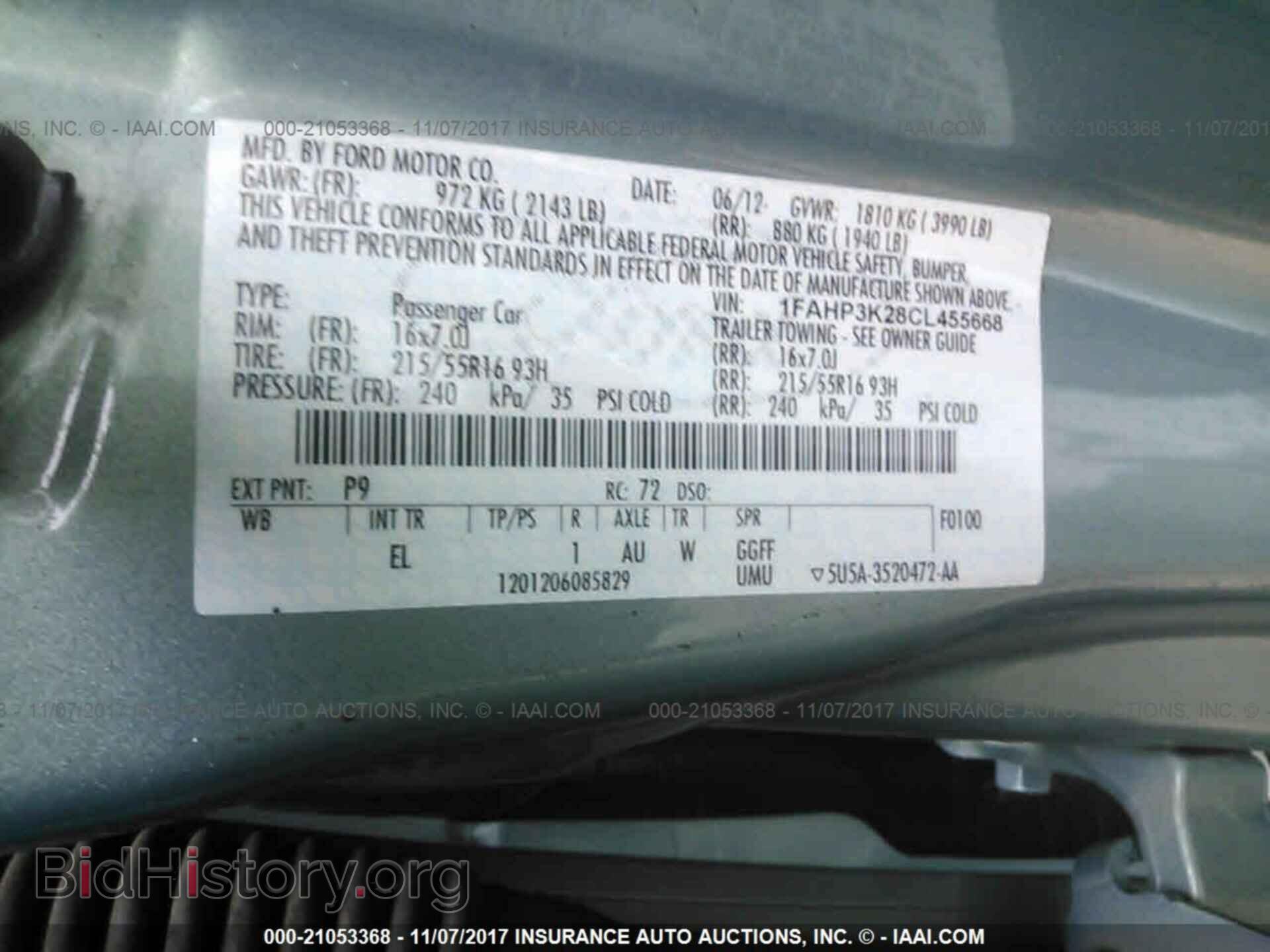 2012 Ford Focus - VIN: 1FAHP3K28CL455668 - Photo 9