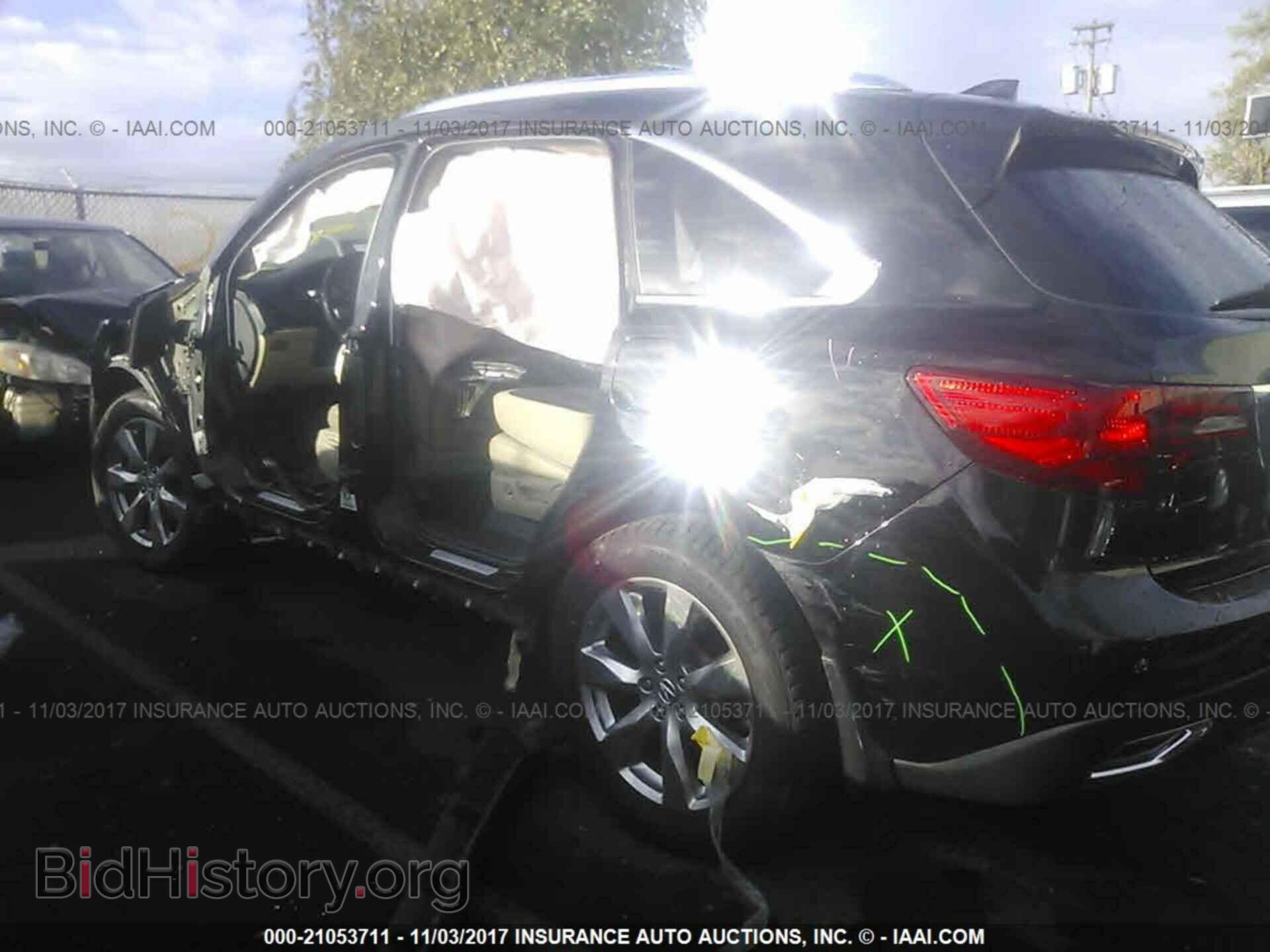 2014 Acura Mdx - VIN: 5FRYD4H87EB001095 - Фото 3