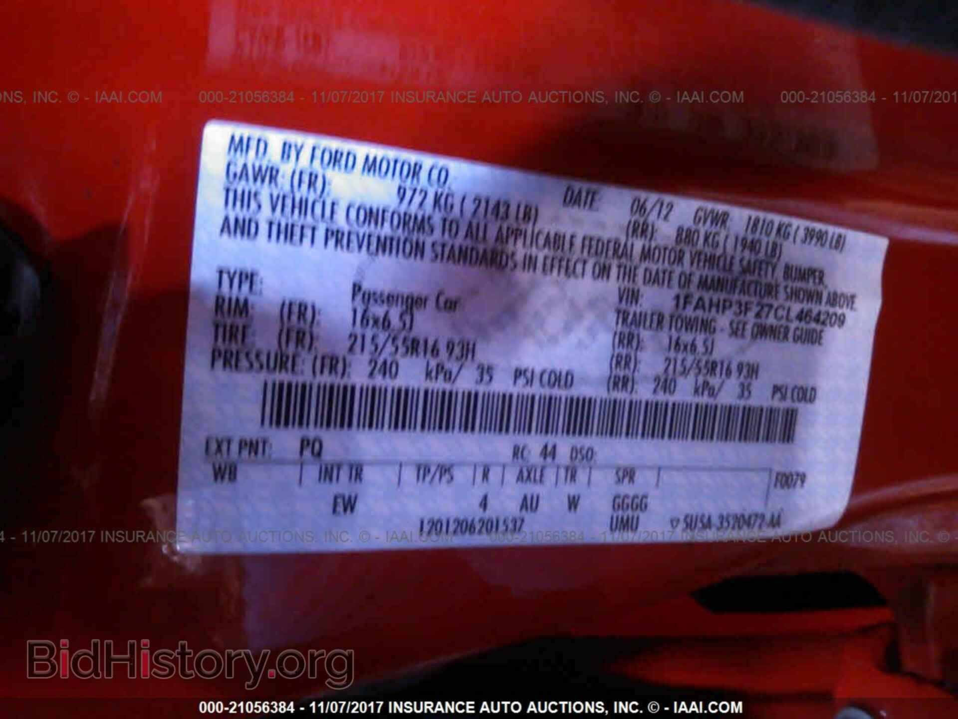 2012 Ford Focus - VIN: 1FAHP3F27CL464209 - Photo 9