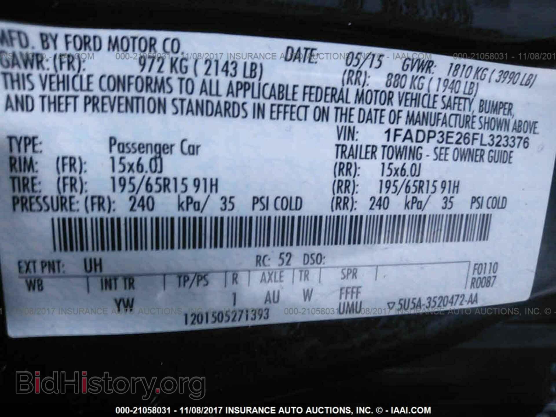 2015 Ford Focus - VIN: 1FADP3E26FL323376 - Photo 9