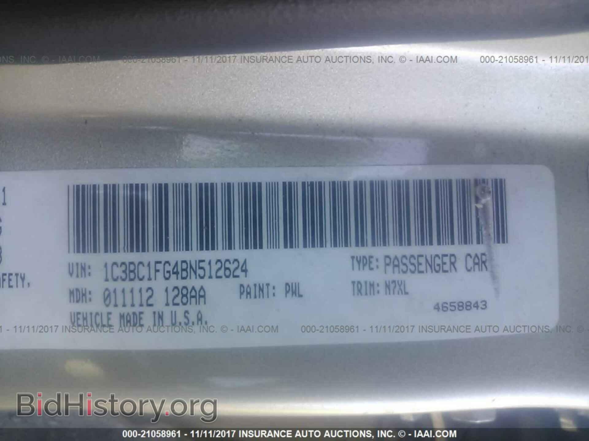 2011 Chrysler 200 - VIN: 1C3BC1FG4BN512624 - Photo 9