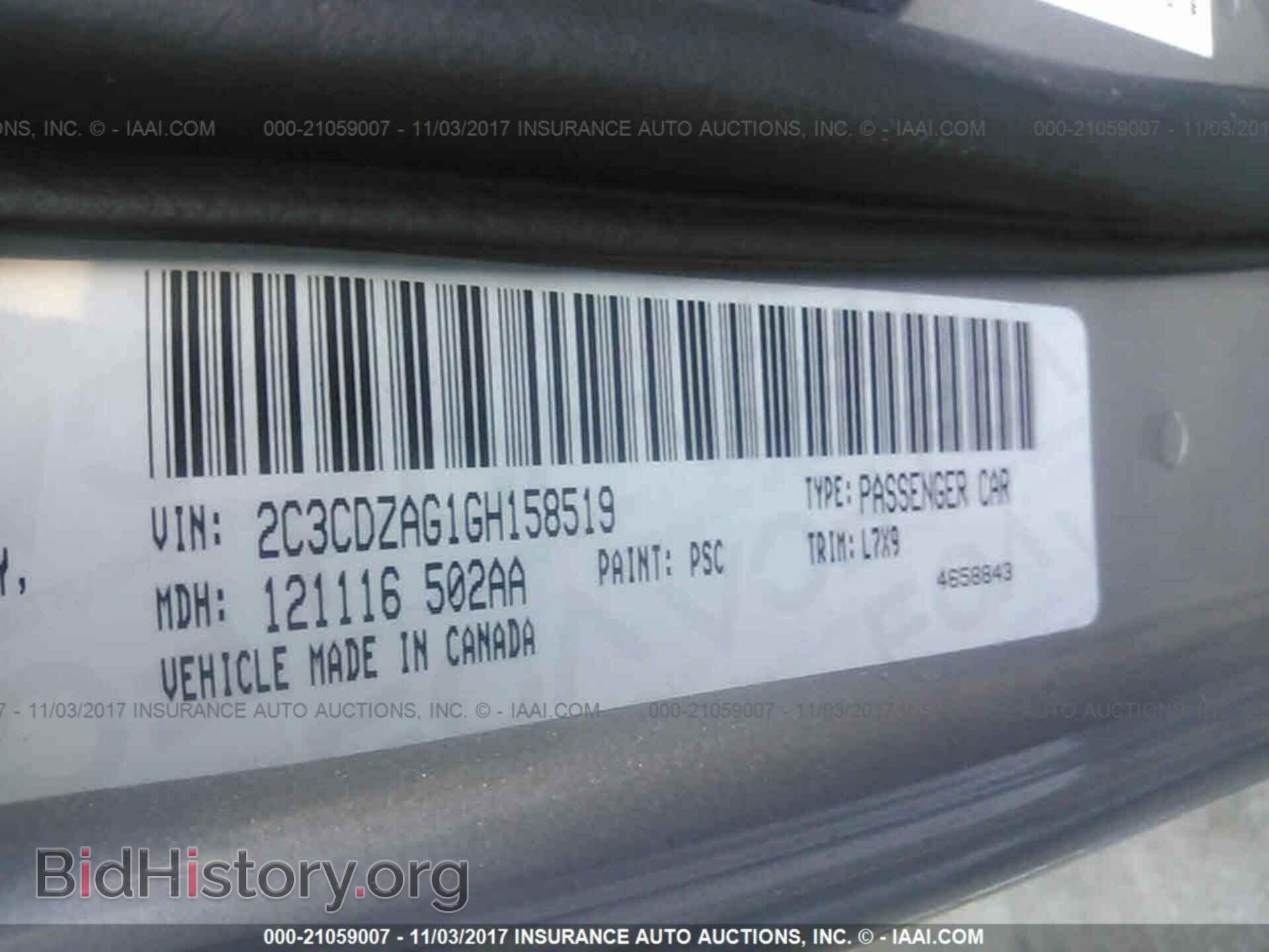 2016 Dodge Challenger - VIN: 2C3CDZAG1GH158519 - Photo 9