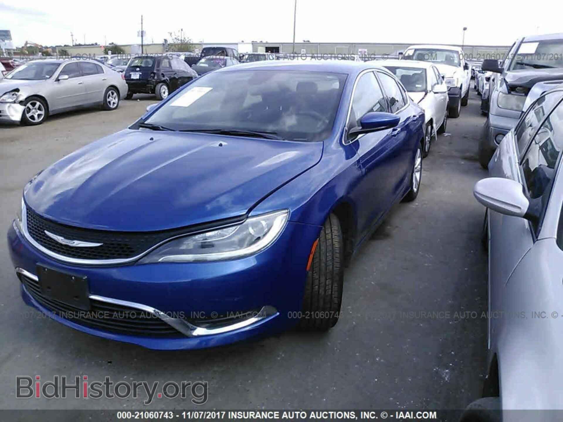2015 Chrysler 200 - VIN: 1C3CCCAB1FN681307 - Фото 2