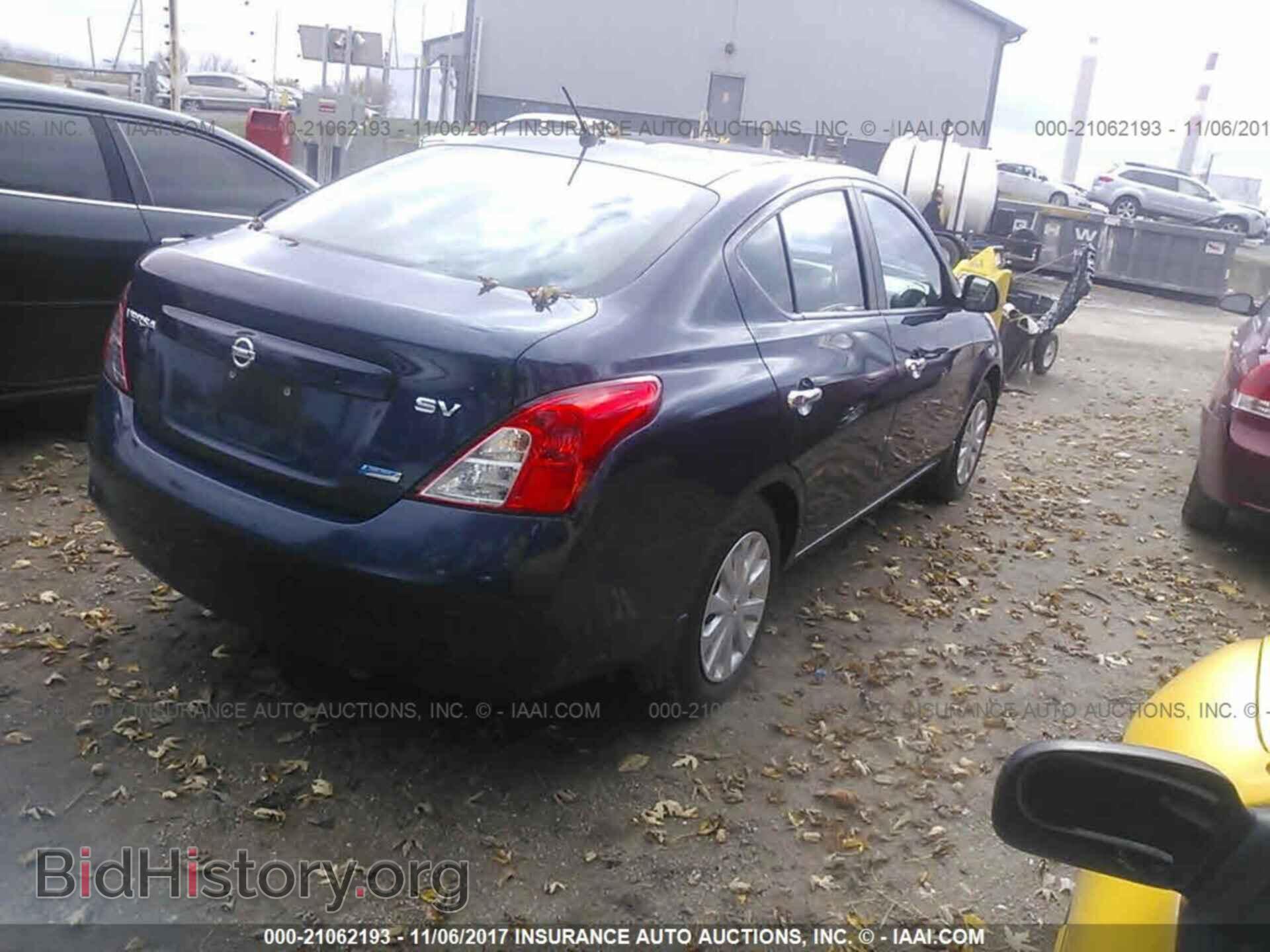 2012 Nissan Versa - VIN: 3N1CN7AP5CL934975 - Фото 4