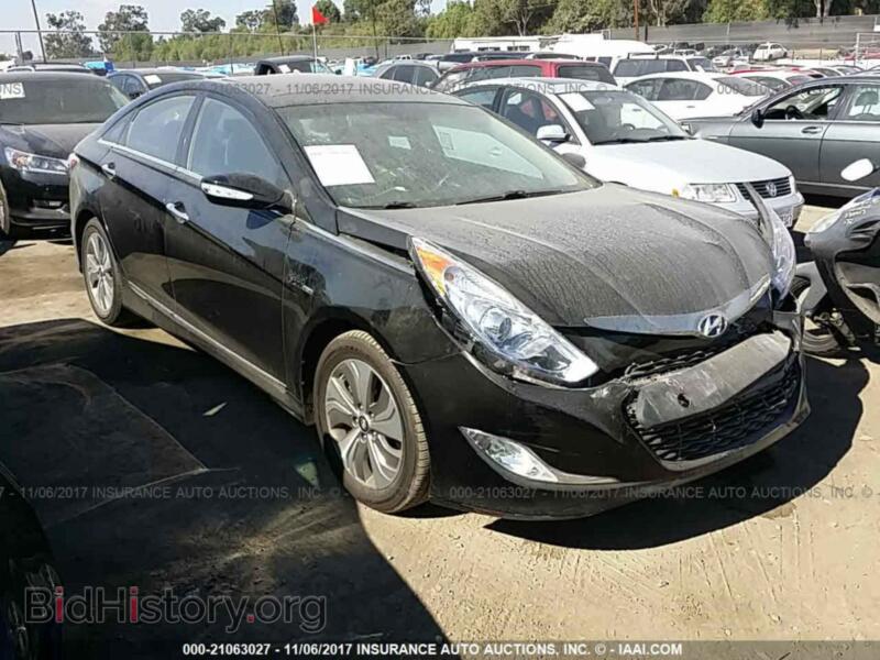 2014 Hyundai SONATA (VIN KMHEC4A40EA110601) — photo 1 of 10, IAAI, damage: front end
